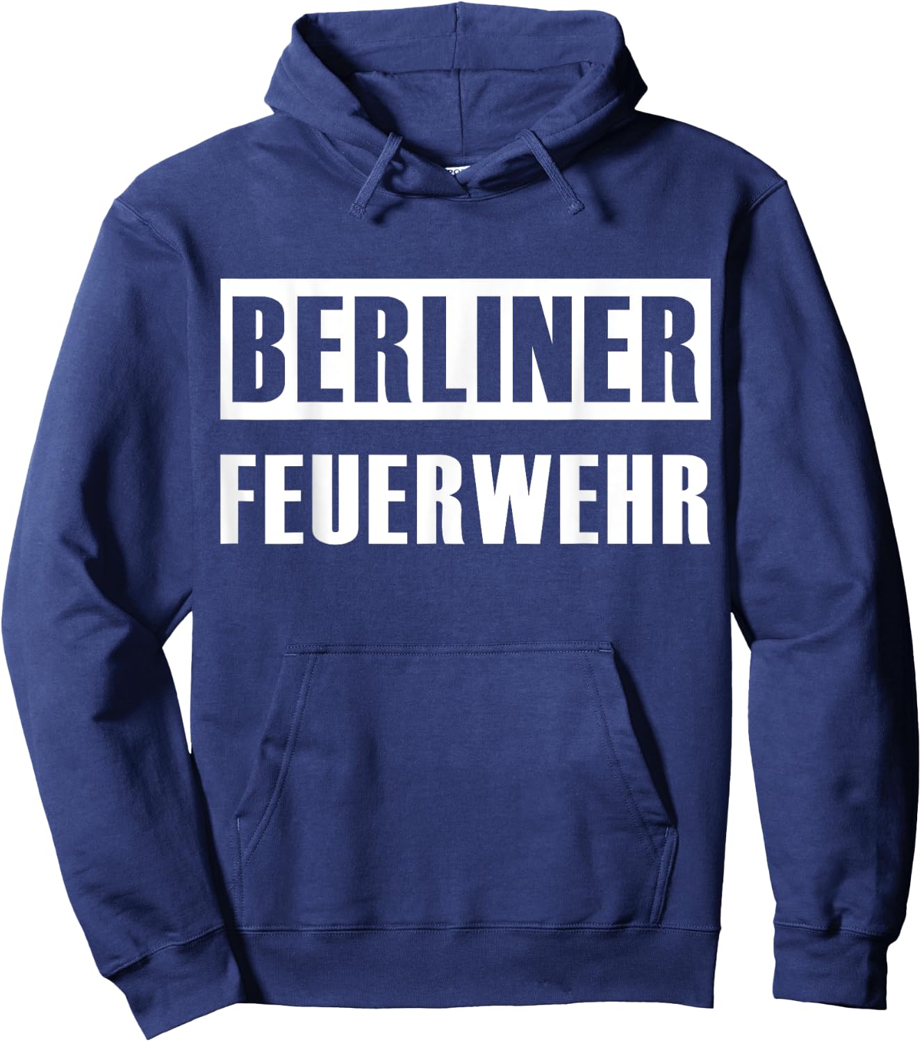 Berlin Fire Brigade Uniform Fireman Hoodie - Hoodie | Navy
