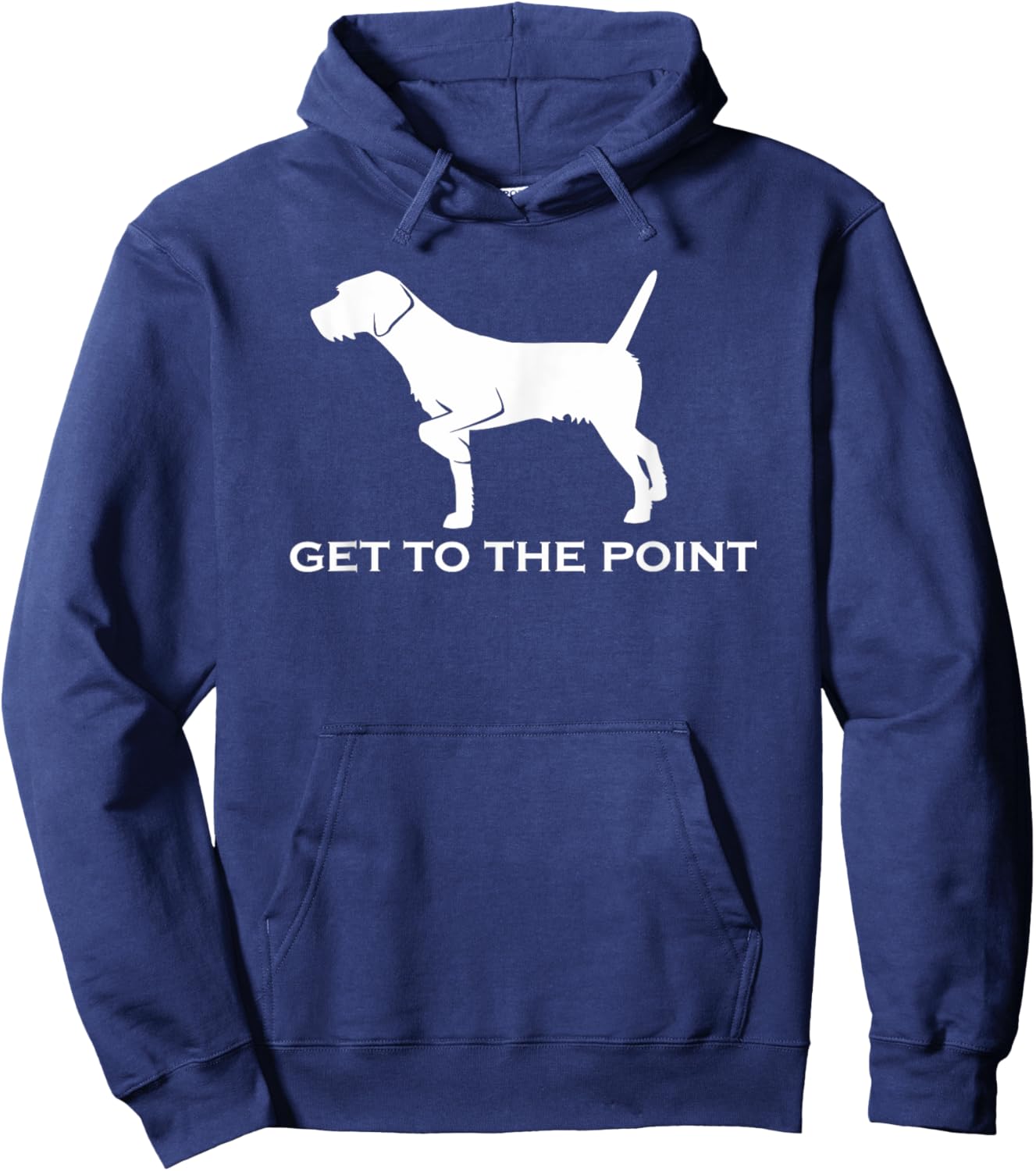Get to the Point | Gun Dog GWP Pudelpointer Men Women Hoodie - Hoodie | Navy