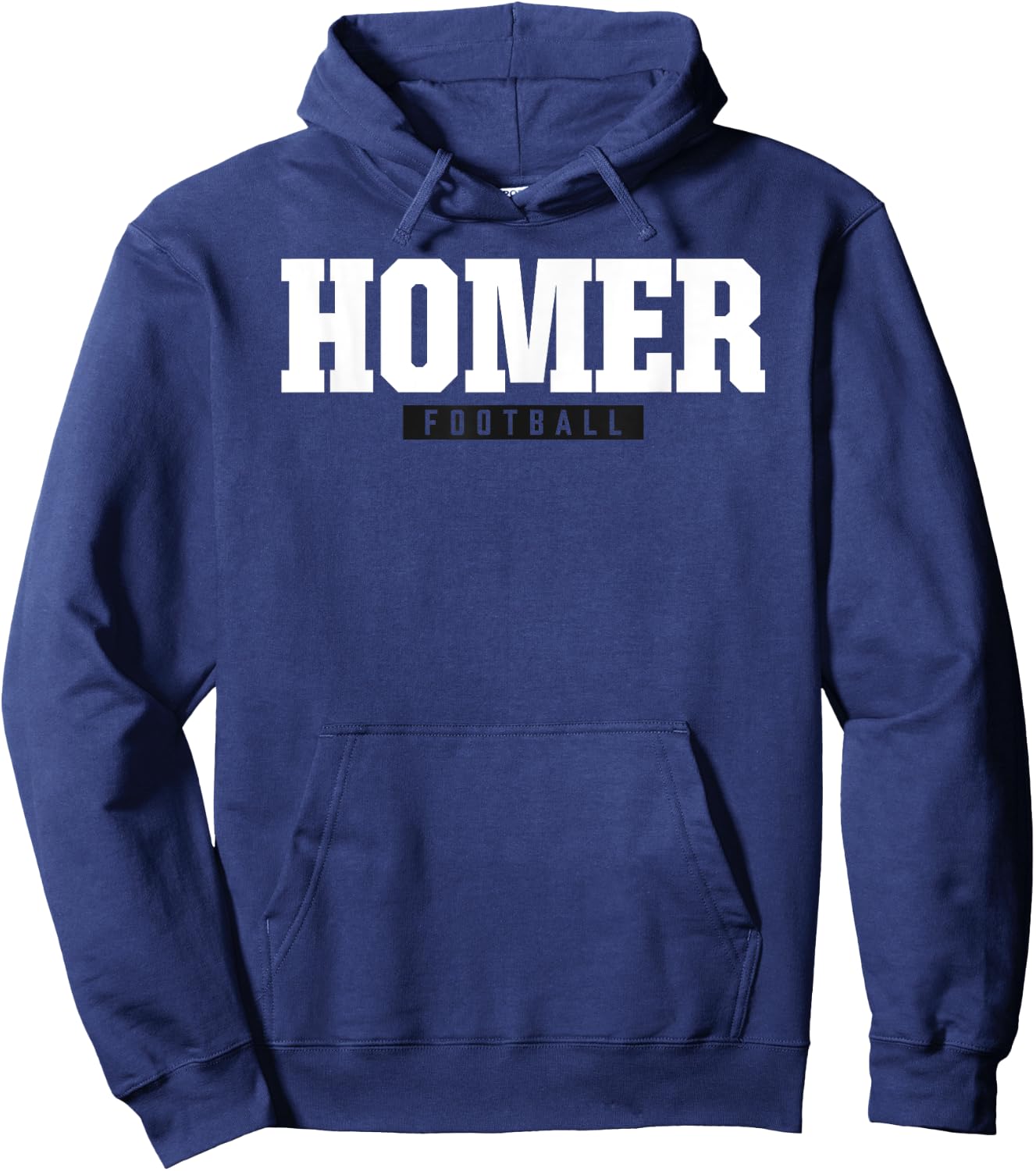 Homer High School Football HS Hoodie - Hoodie | Navy