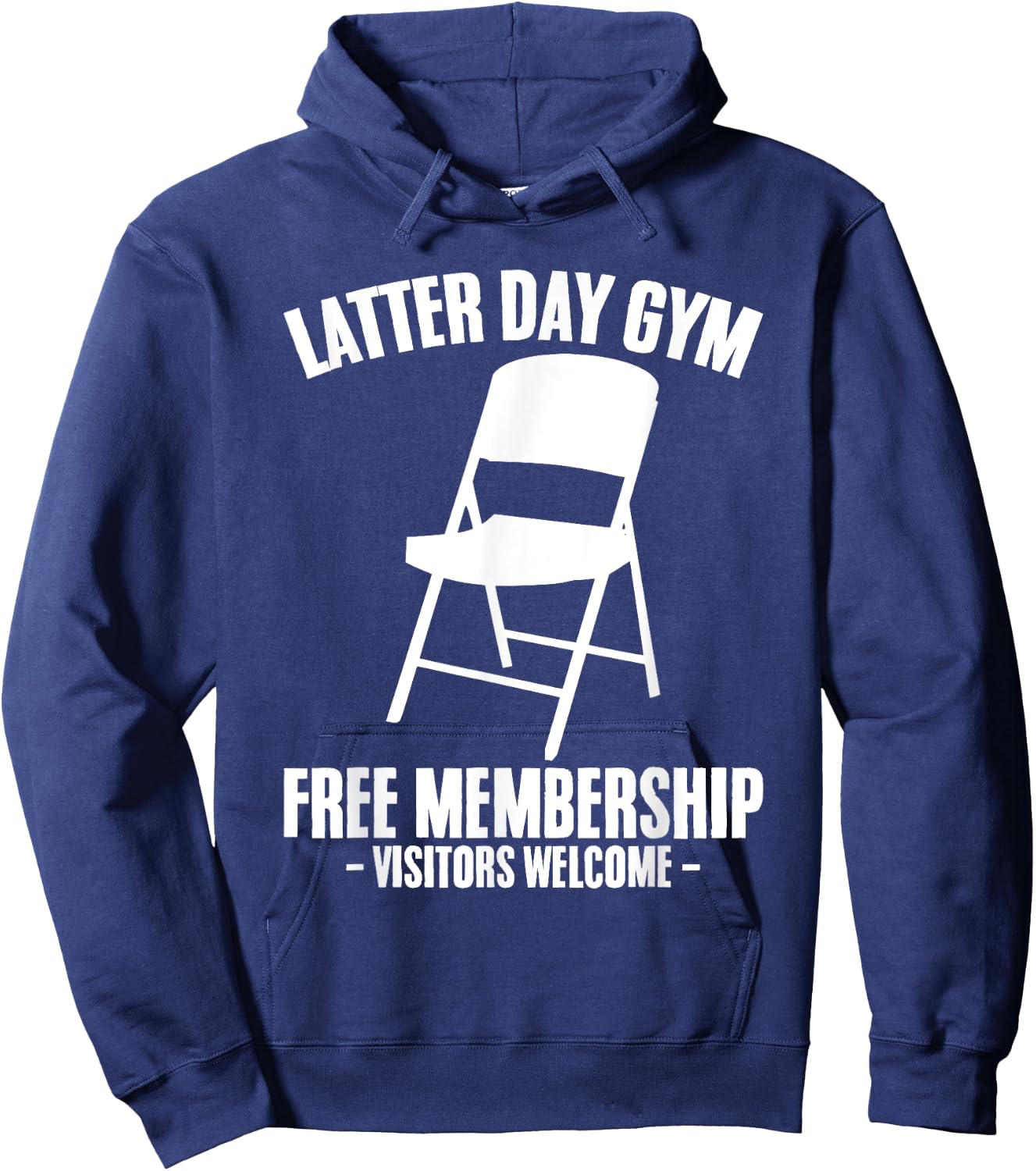 Funny Mormon Gym Missionary Sister Elders LDS Missionaries Hoodie - Hoodie | Navy