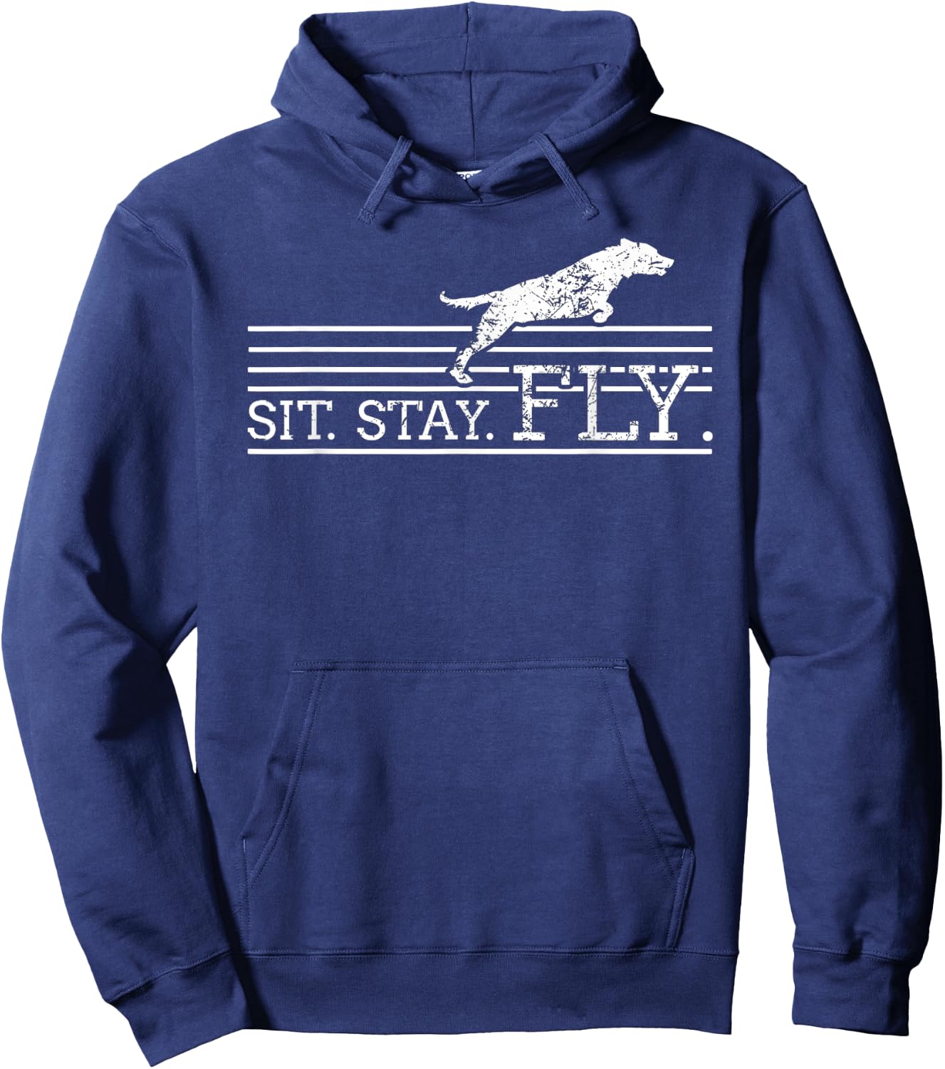 Labrador Retriever Sit Dock Diving Dog Breeder Pet Gift Men Women Hoodie - Hoodie | Navy