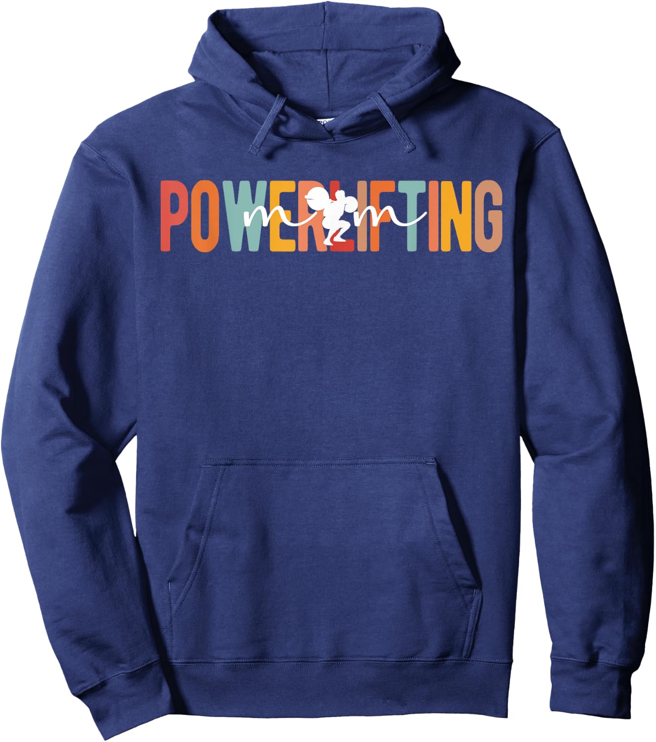 Powerlifting Mom Of A Powerlifter Mom Powerlifting Mother Hoodie - Hoodie | Navy