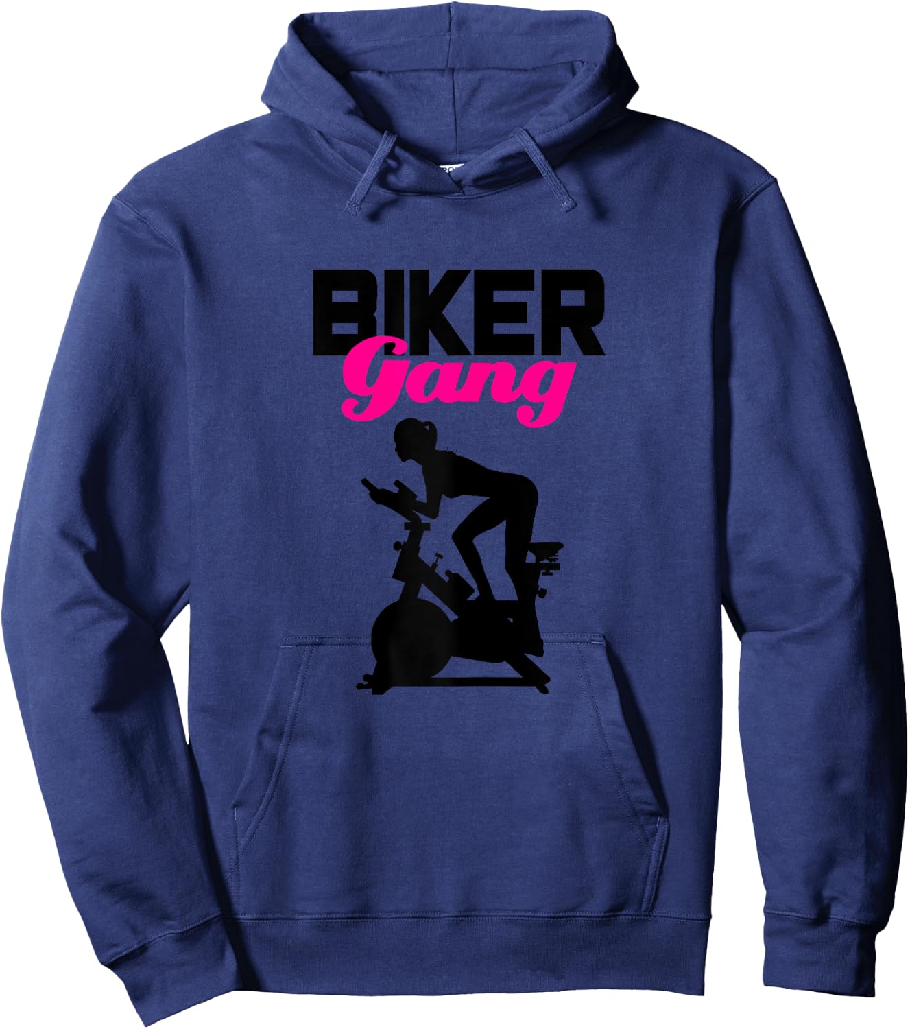 Biker Gang Spinning Spin Indoor Cycling Gym Workout Hoodie - Hoodie | Navy