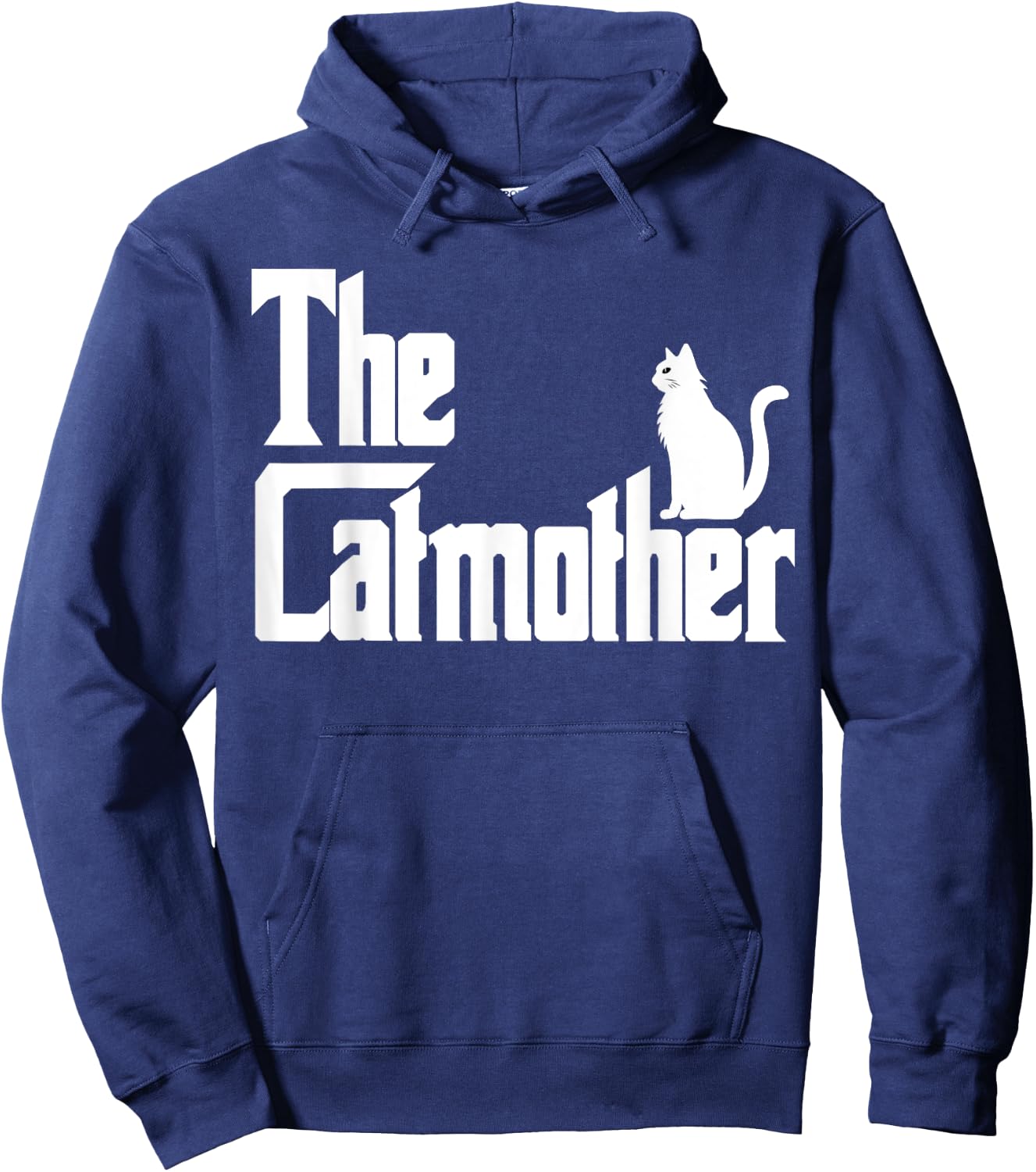 The CatMother Funny Cat Mom Shirt Cat Lover Gifts Hoodie - Hoodie | Navy