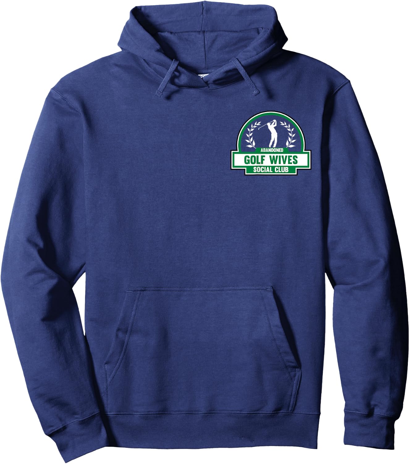 Abandoned Golf Wives Social Club Funny Golf Married Couple Hoodie - Hoodie | Navy