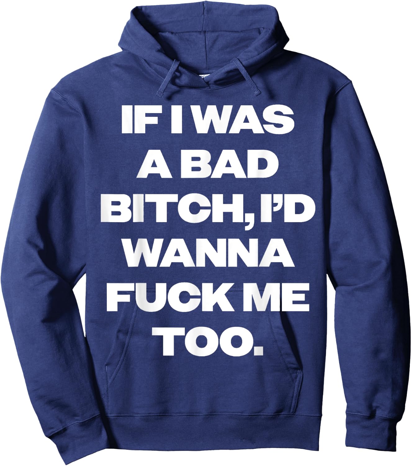 CONTROL INDUSTRY Nle Choppa - Bad Bitch , Small, Black Hoodie - Hoodie | Navy