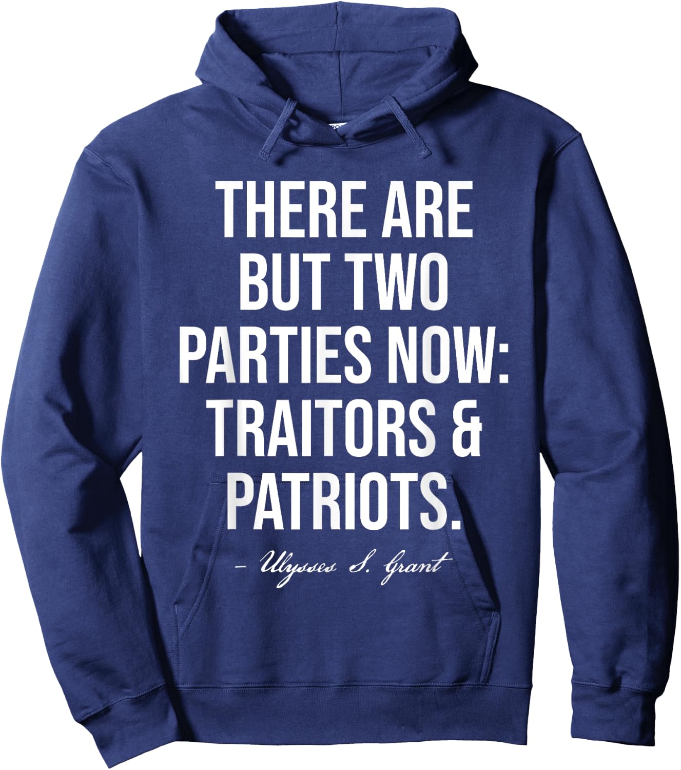 Republican Conservative Traitors And Patriots Trump 2024 Hoodie - Hoodie | Navy