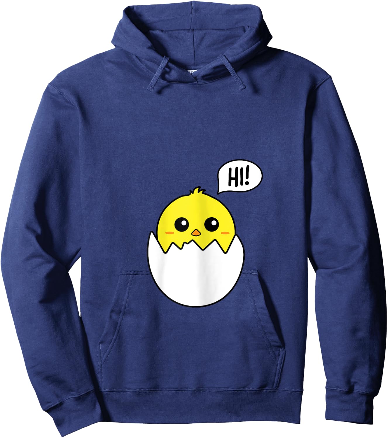 Pregnancy Announcement | Cute Baby Chicken forEaster Hoodie - Hoodie | Navy