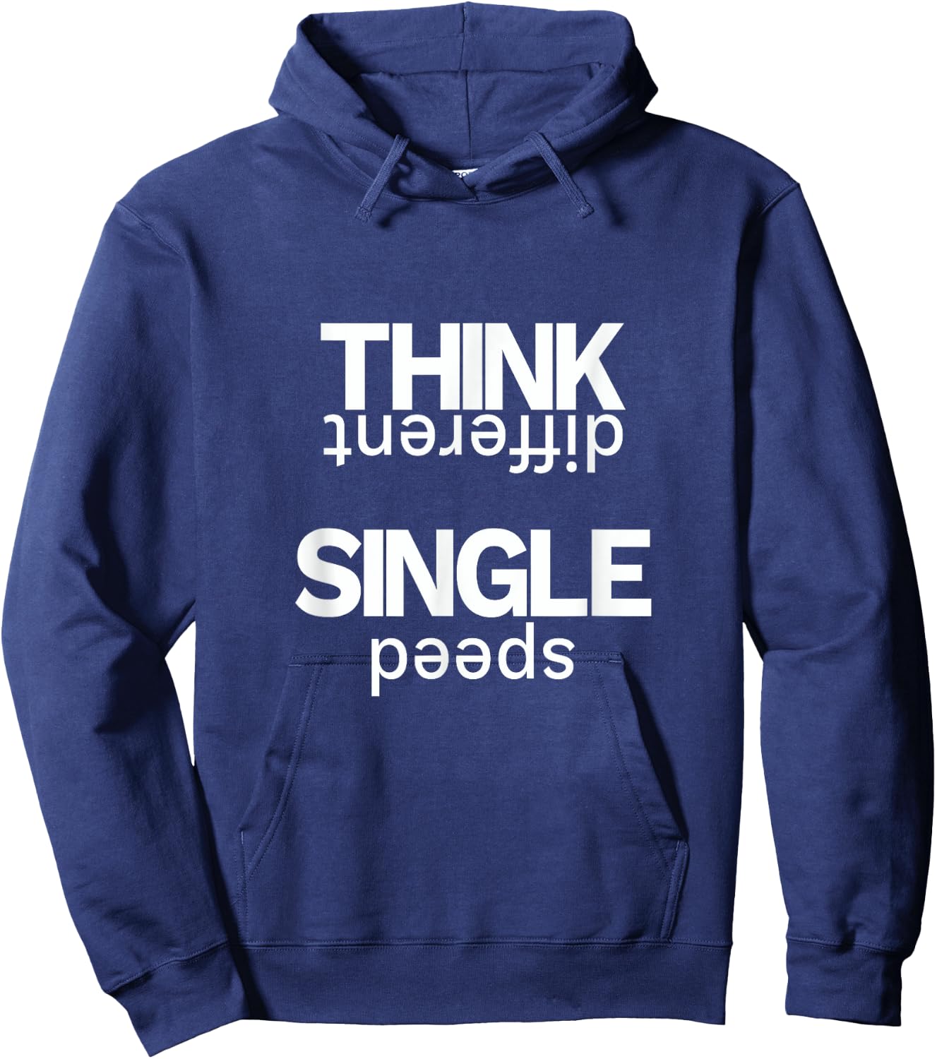 Single Speed Fixie Bike Hoodie - Hoodie | Navy