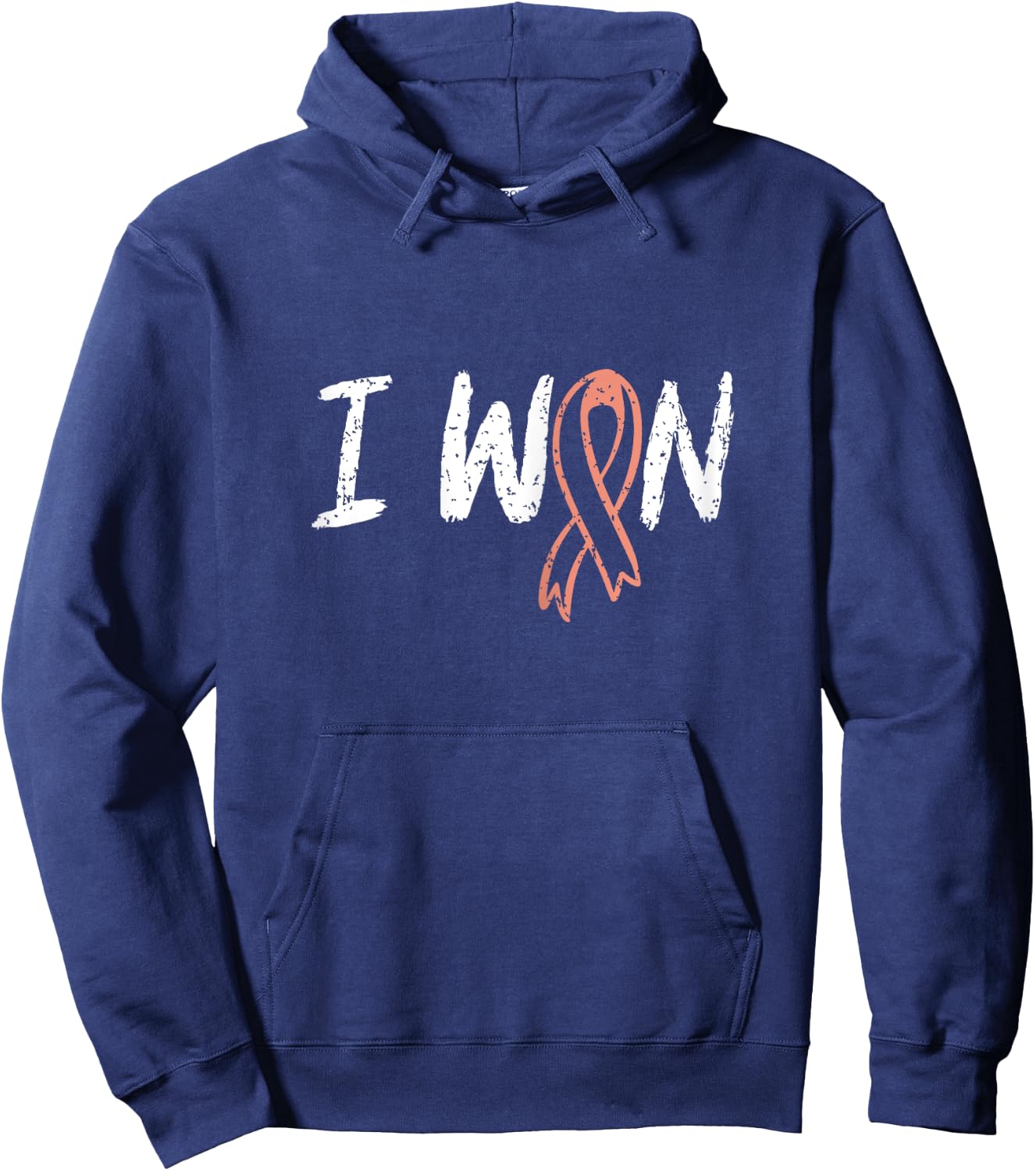 Uterine Cancer Survivor - I Won Uterine Cancer Awareness Hoodie - Hoodie | Navy
