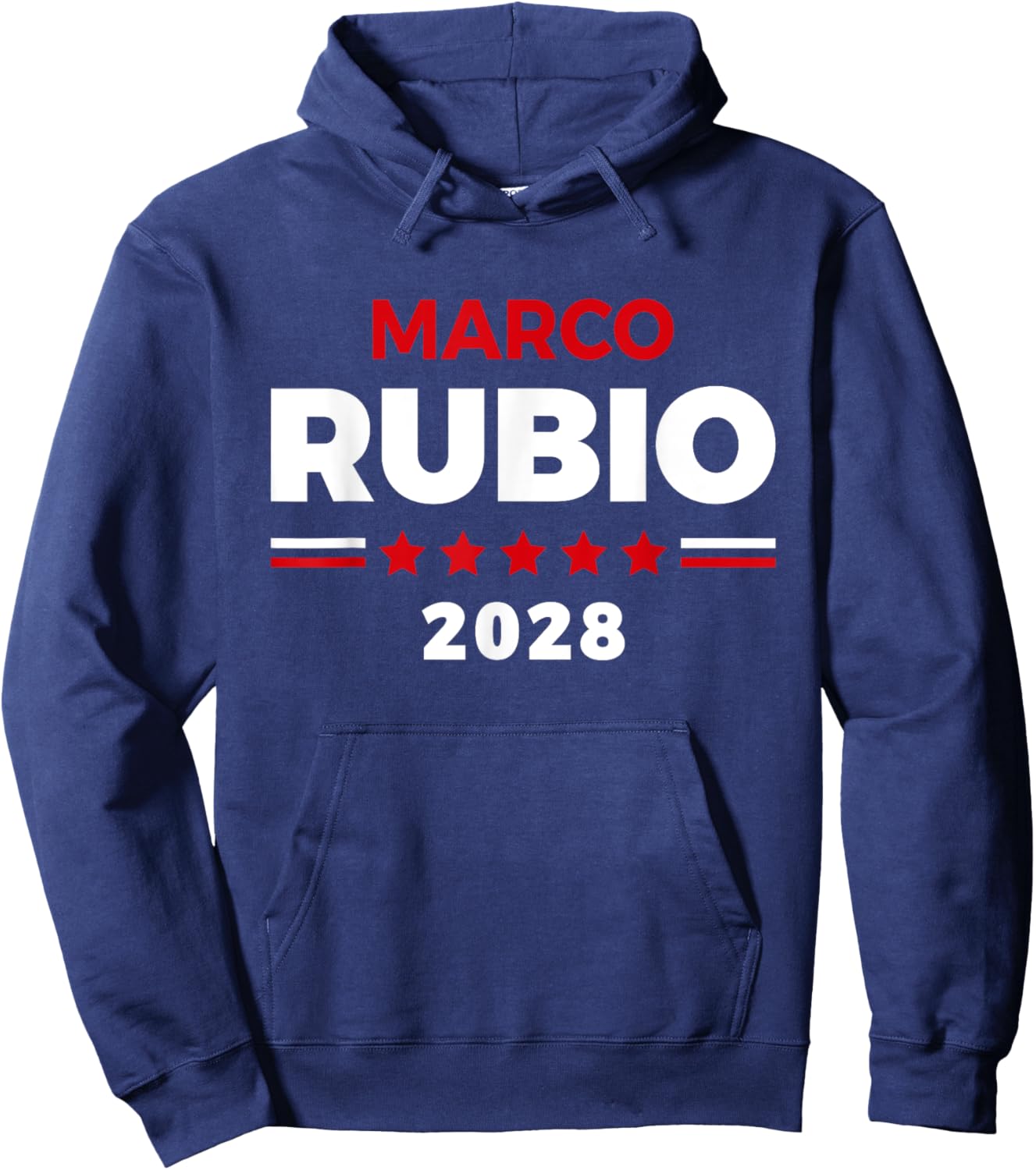 Marco Rubio 2028 Rubio 2028 Retro Election Vintage Hoodie - Hoodie | Navy
