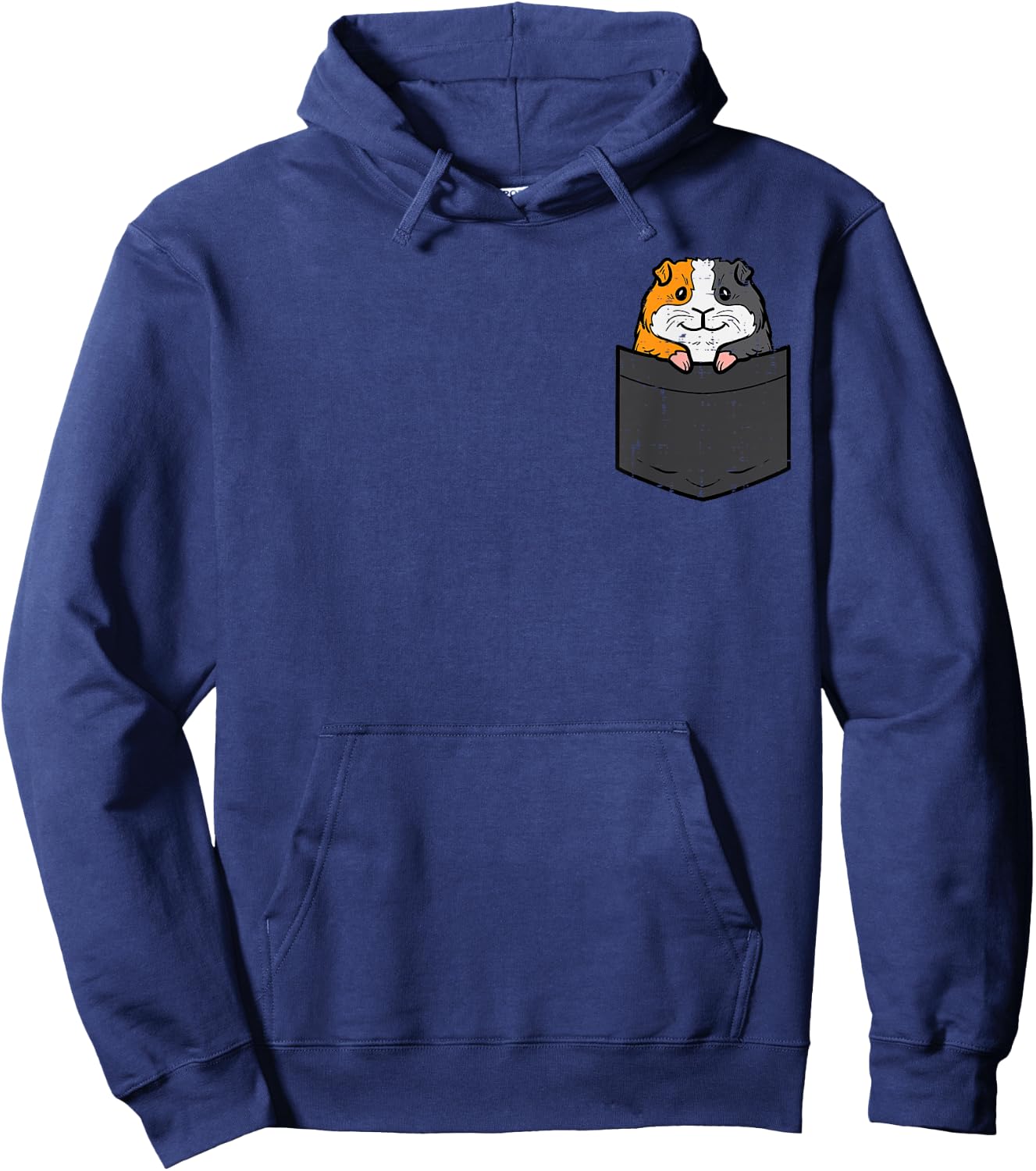 Guinea Pig Pocket Funny Cavy Rodent Animal Men Women Kids Hoodie - Hoodie | Navy