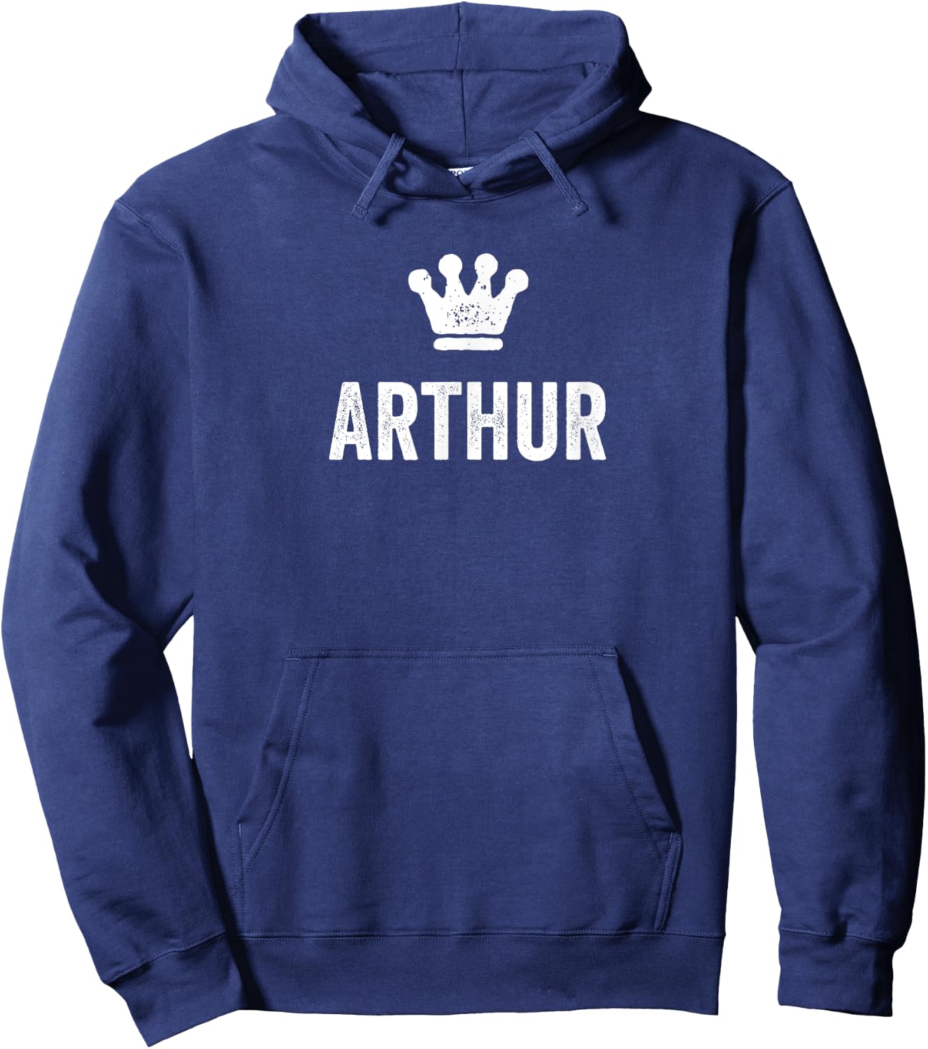 Arthur the King / Crown & Name Design Called Arthur Hoodie - Hoodie | Navy