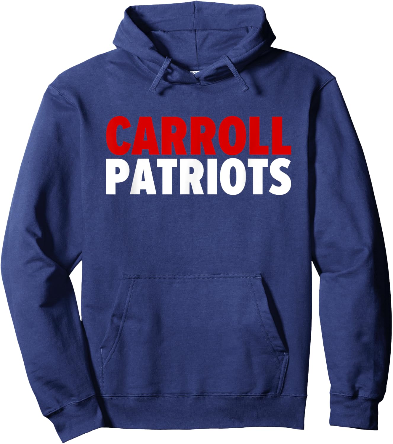 Carroll Patriots Bold Hoodie - Hoodie | Navy