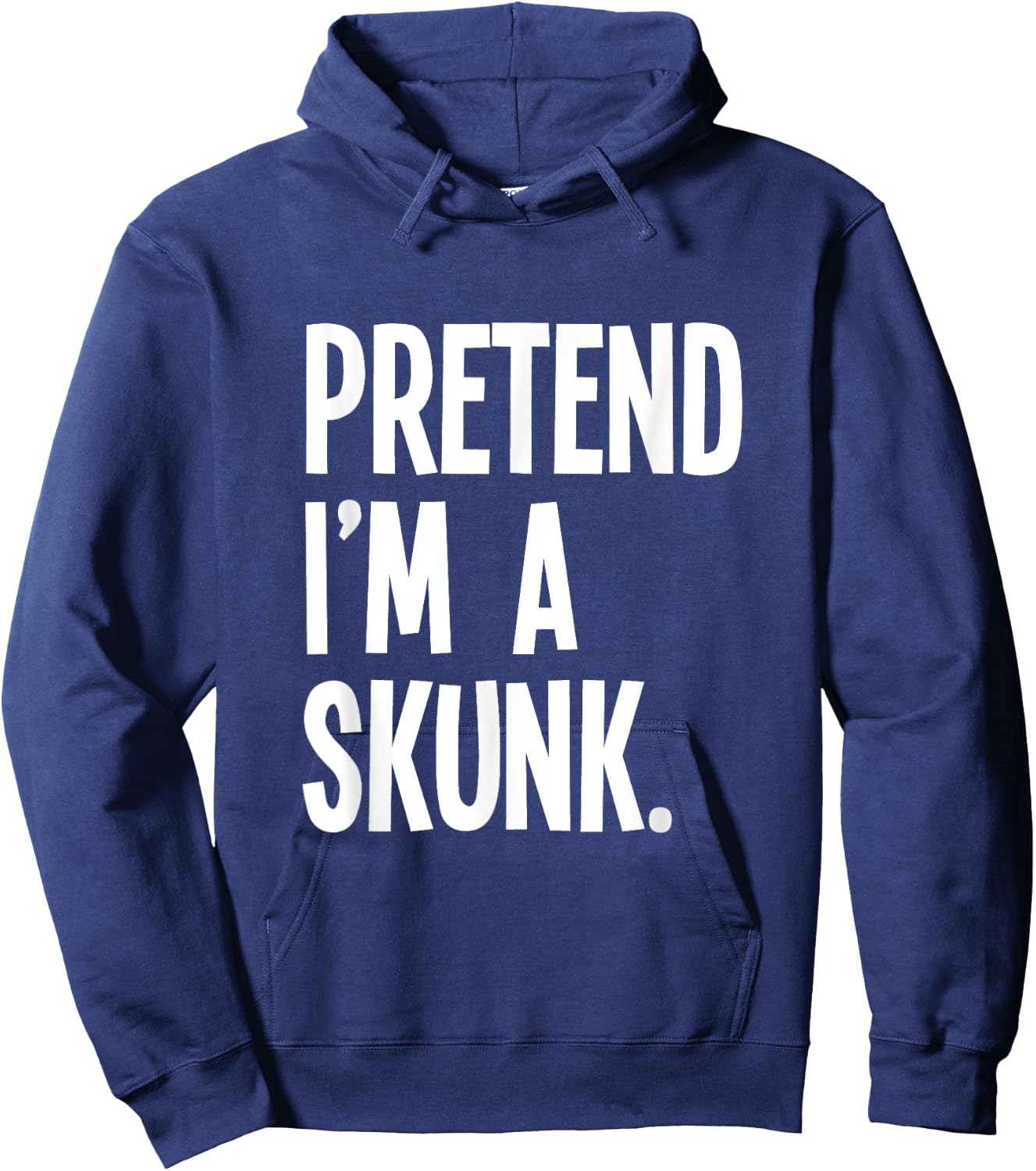 Pretend I'm A Skunk Funny Halloween Party Costume Hoodie - Hoodie | Navy