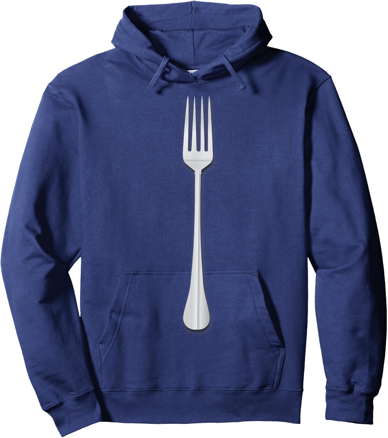 Funny Halloween Party Fork Costume Couple Matching Hoodie - Hoodie | Navy