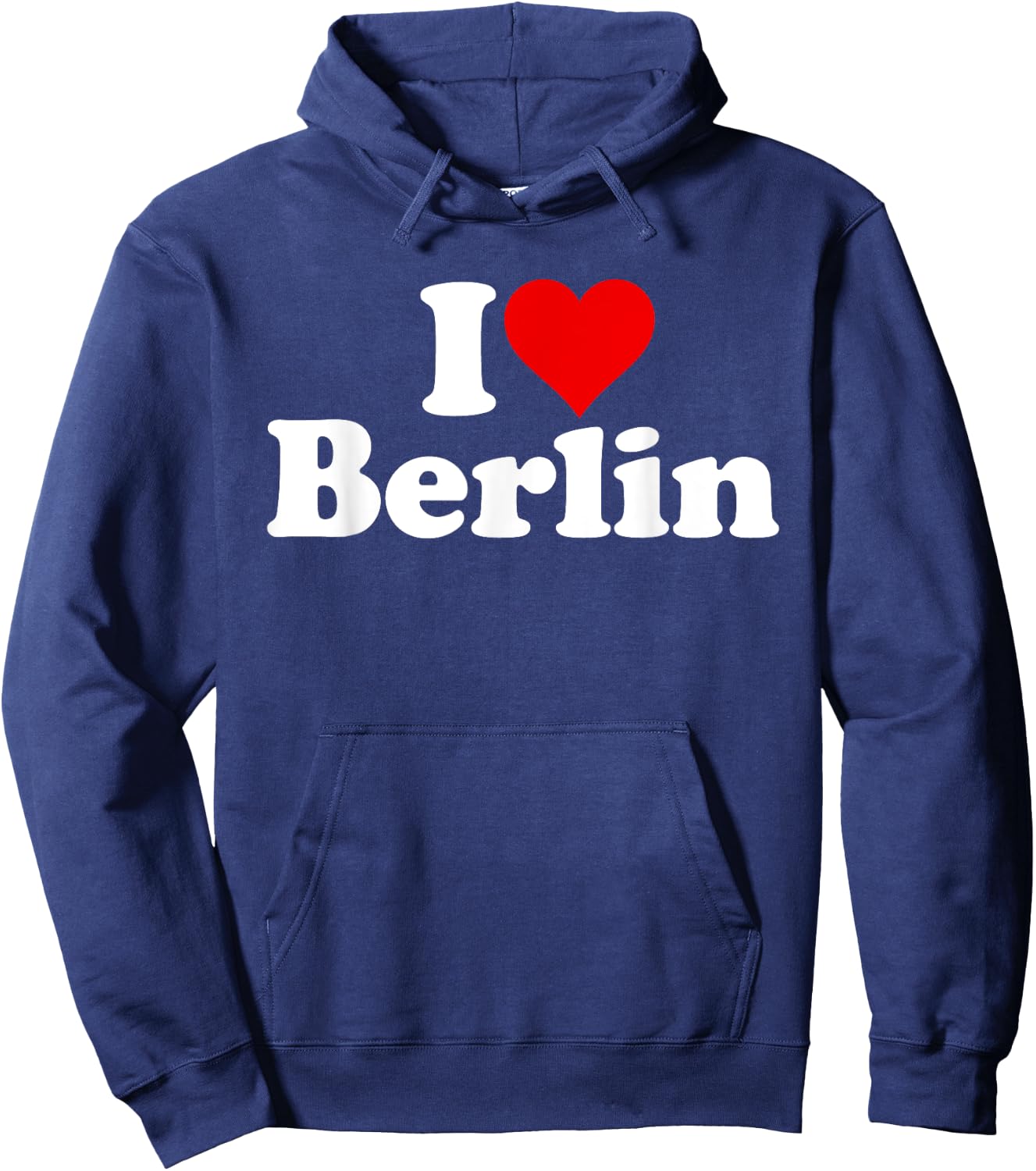 I Love Heart Berlin Germany Hoodie - Hoodie | Navy