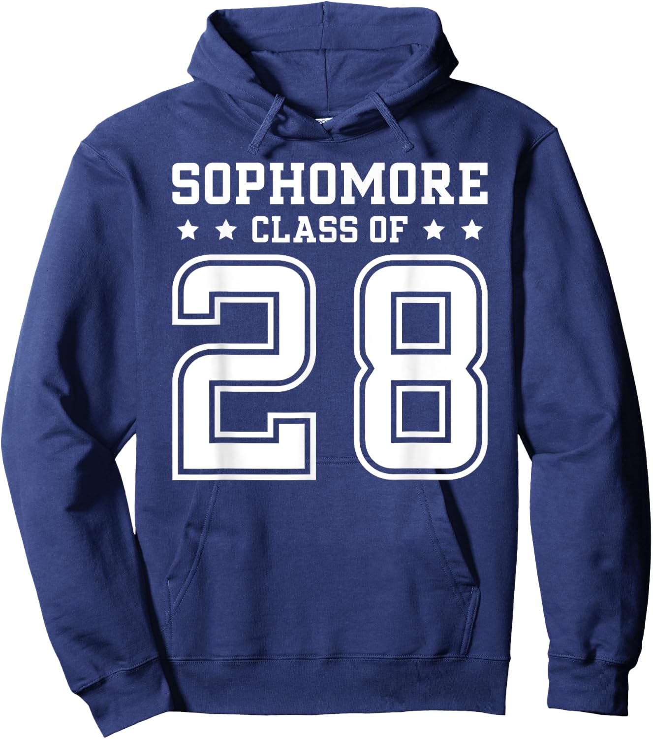 Sophomore Class Of 2028 Back to School Sophomore 2028 Hoodie - Hoodie | Navy