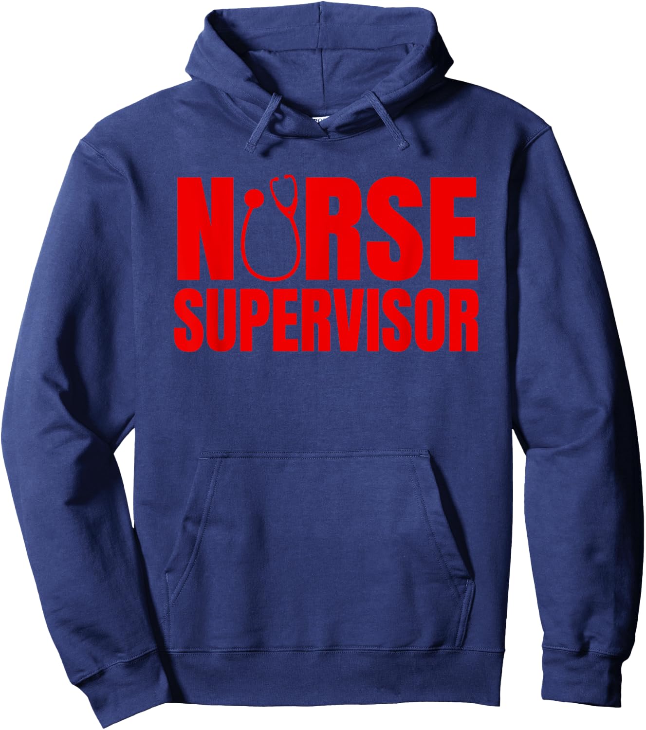 Great Nurse Supervisor Apparel RN Nursing Leadership Hoodie - Hoodie | Navy