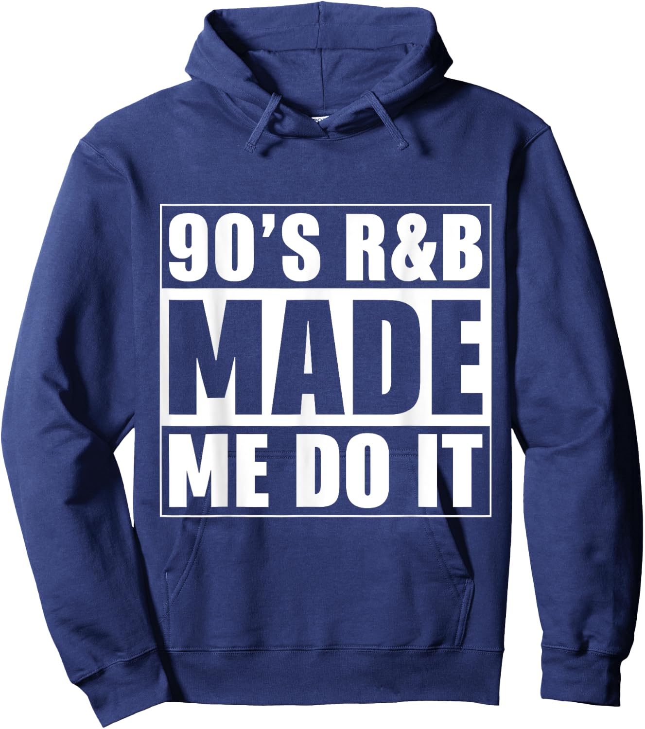 R&B Artist girls Vintage 90 s r and b graphic Hoodie - Hoodie | Navy