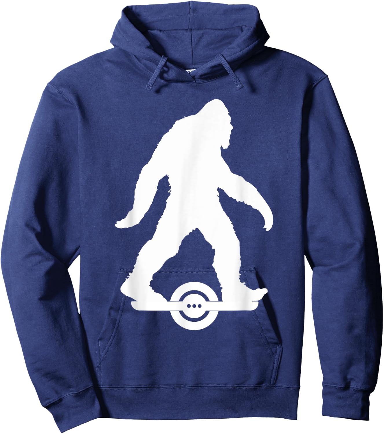 Bigfoot One Wheel Float Electric Skateboard Owner Hoverboard Hoodie - Hoodie | Navy