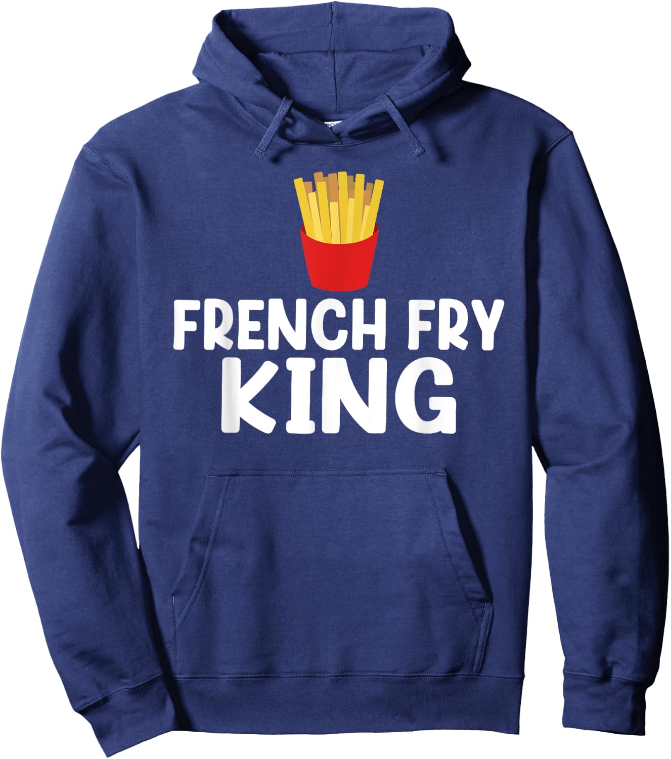 French Fry King French Fries Hoodie - Hoodie | Navy
