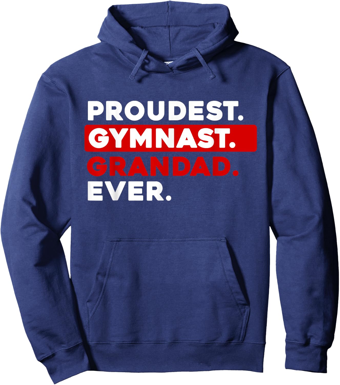 Proudest Gymnast Grandad Ever Hoodie - Hoodie | Navy