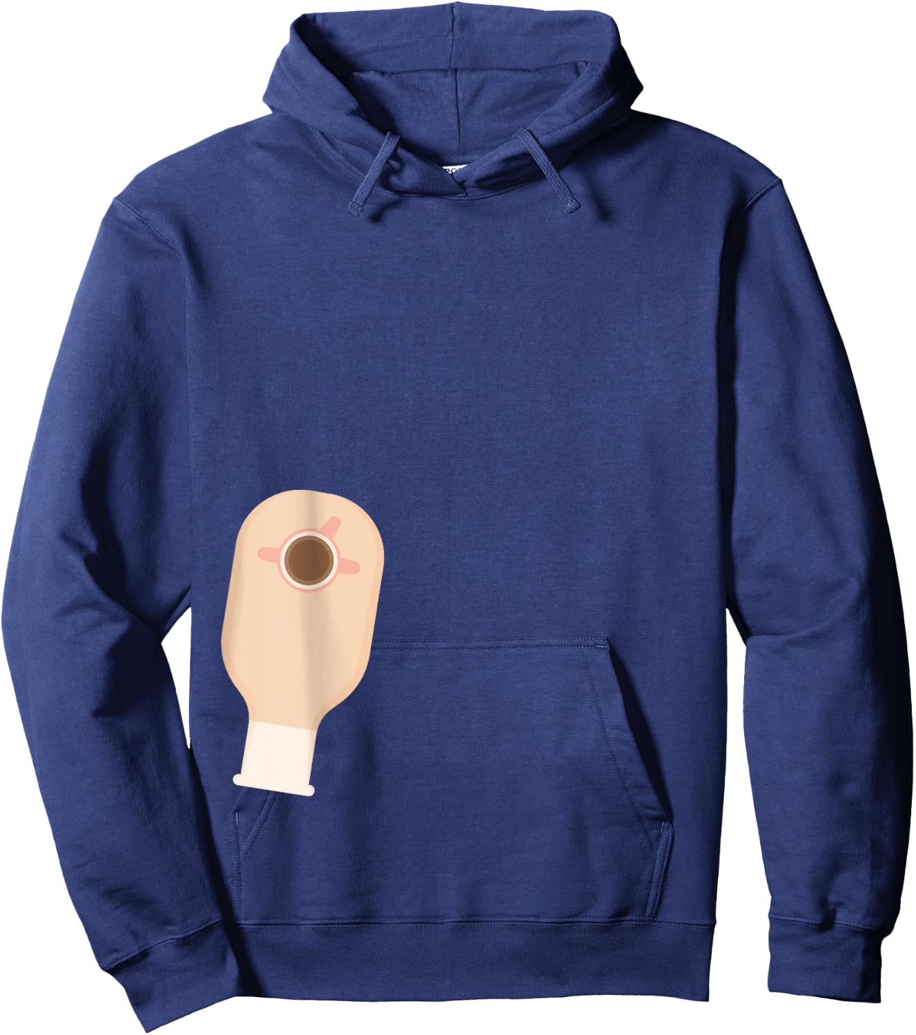 Funny Diverticulitis Bowel Cancer, IBD Ostomy Colostomy Bag Hoodie - Hoodie | Navy