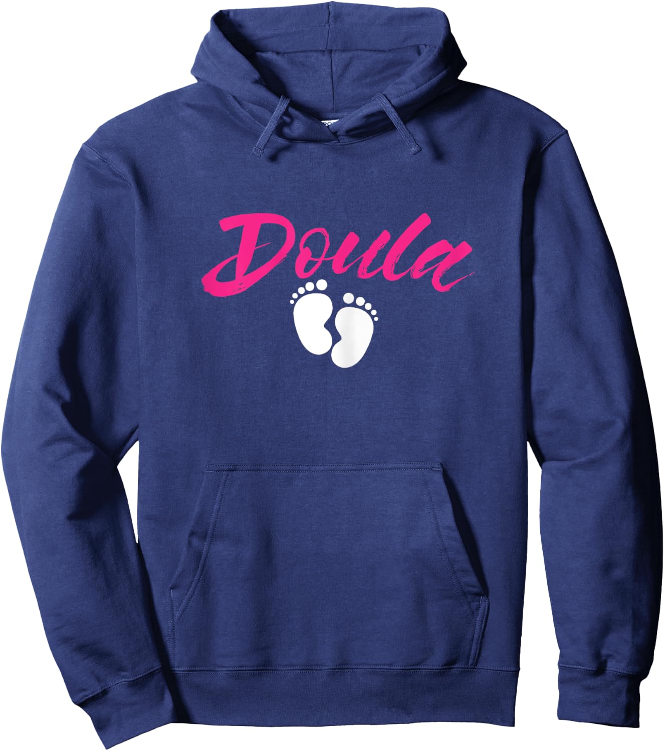 Doula Baby Feet Birthing Childbirth Pregnancy Birth Team Hoodie - Hoodie | Navy