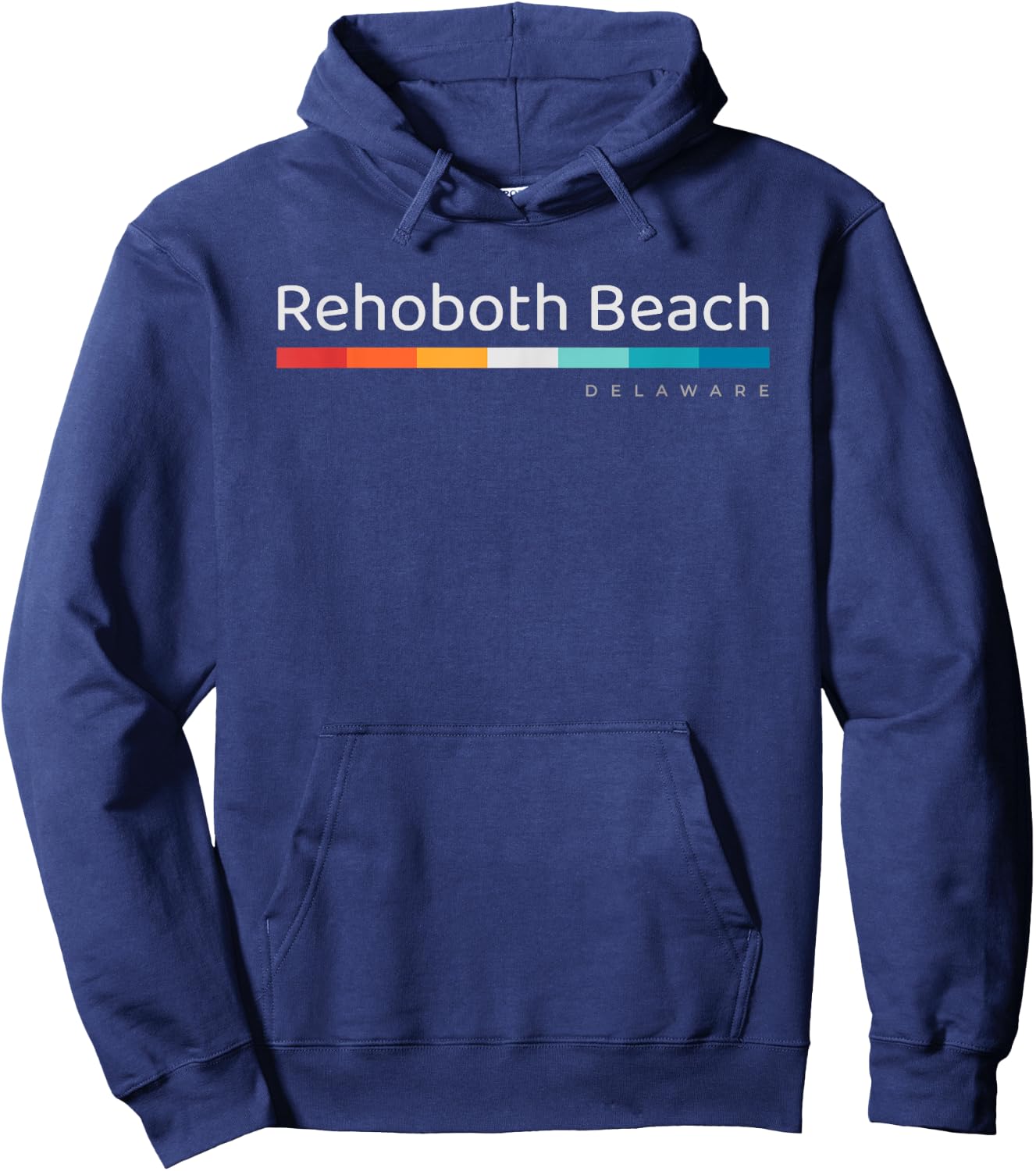 Rehoboth Beach DE Delaware Retro Design Men Women Girls Kids Hoodie - Hoodie | Navy