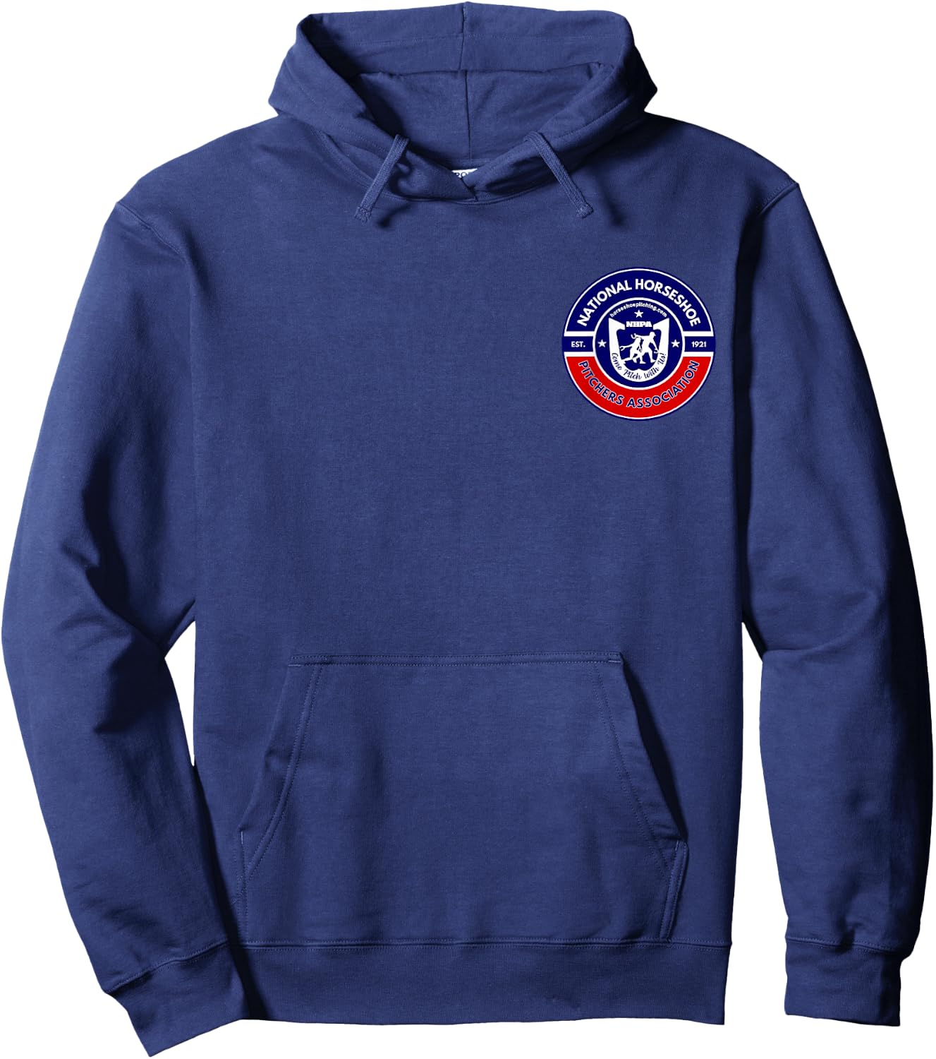National Horseshoe Pitchers NHPA Alternate 2 Sided Logo Hoodie - Hoodie | Navy