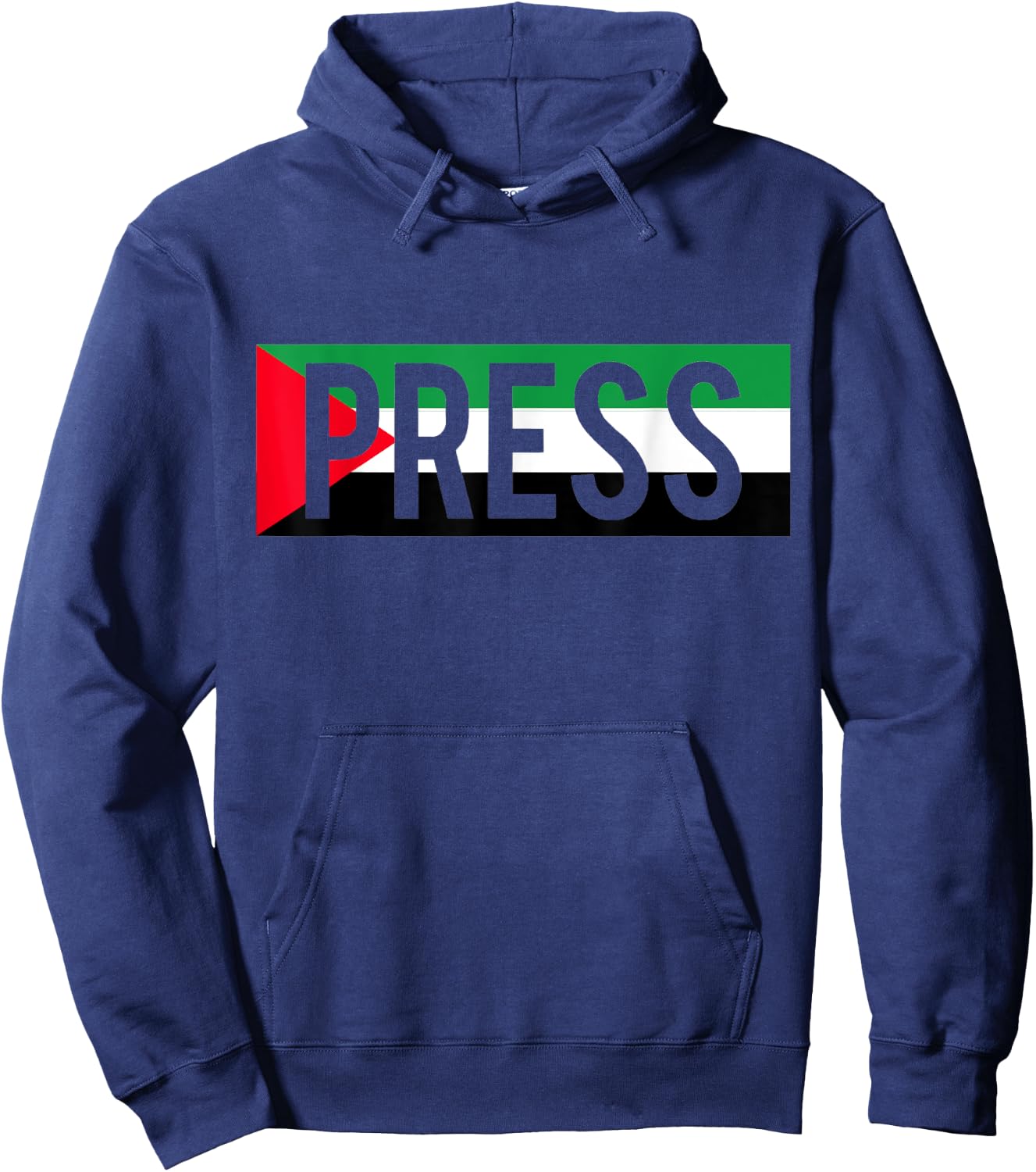 Press Journalist Palestine Press Palestinian Press Hoodie - Hoodie | Navy