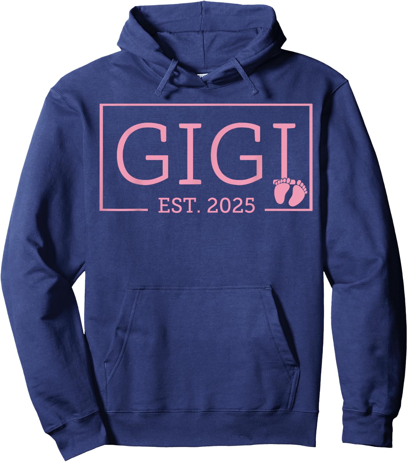 Gigi Established Est 2025 New Born Mother's Day Hoodie - Hoodie | Navy