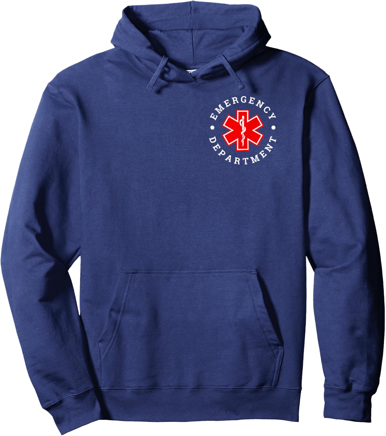 Emergency Department ER Trauma Front and Back Design Hoodie - Hoodie | Navy