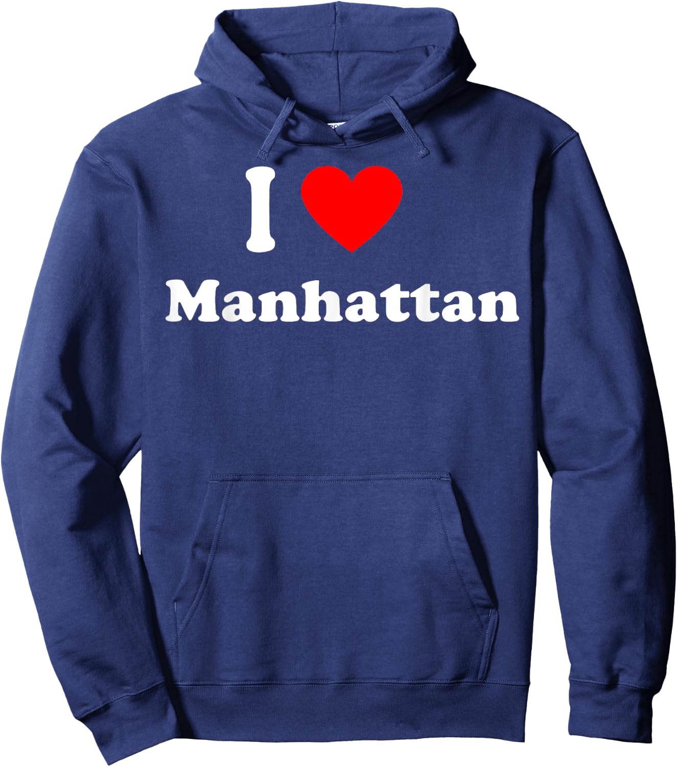I Love Manhattan Matching Hometown Classic Hoodie - Hoodie | Navy