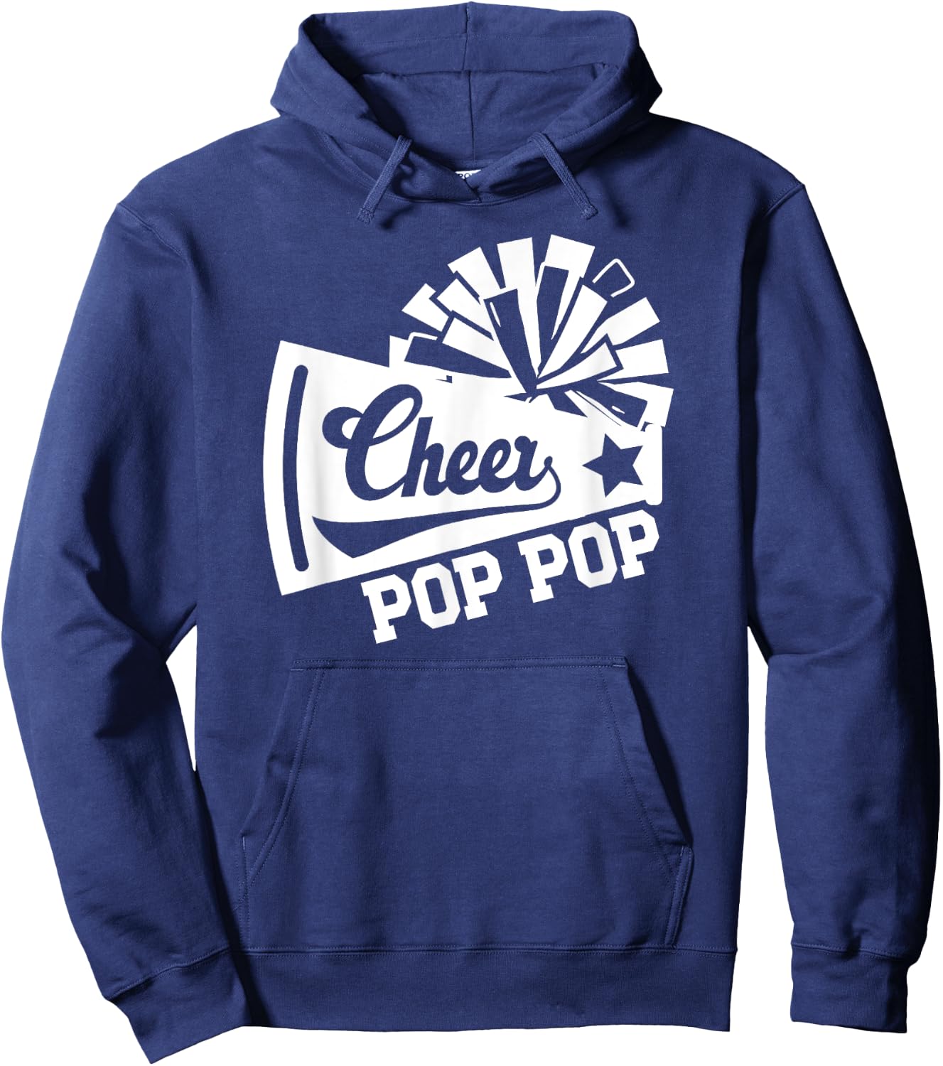 Cheer Pop Pop Of A Cheerleader Pop Pop Cheerleading Pop Pop Hoodie - Hoodie | Navy