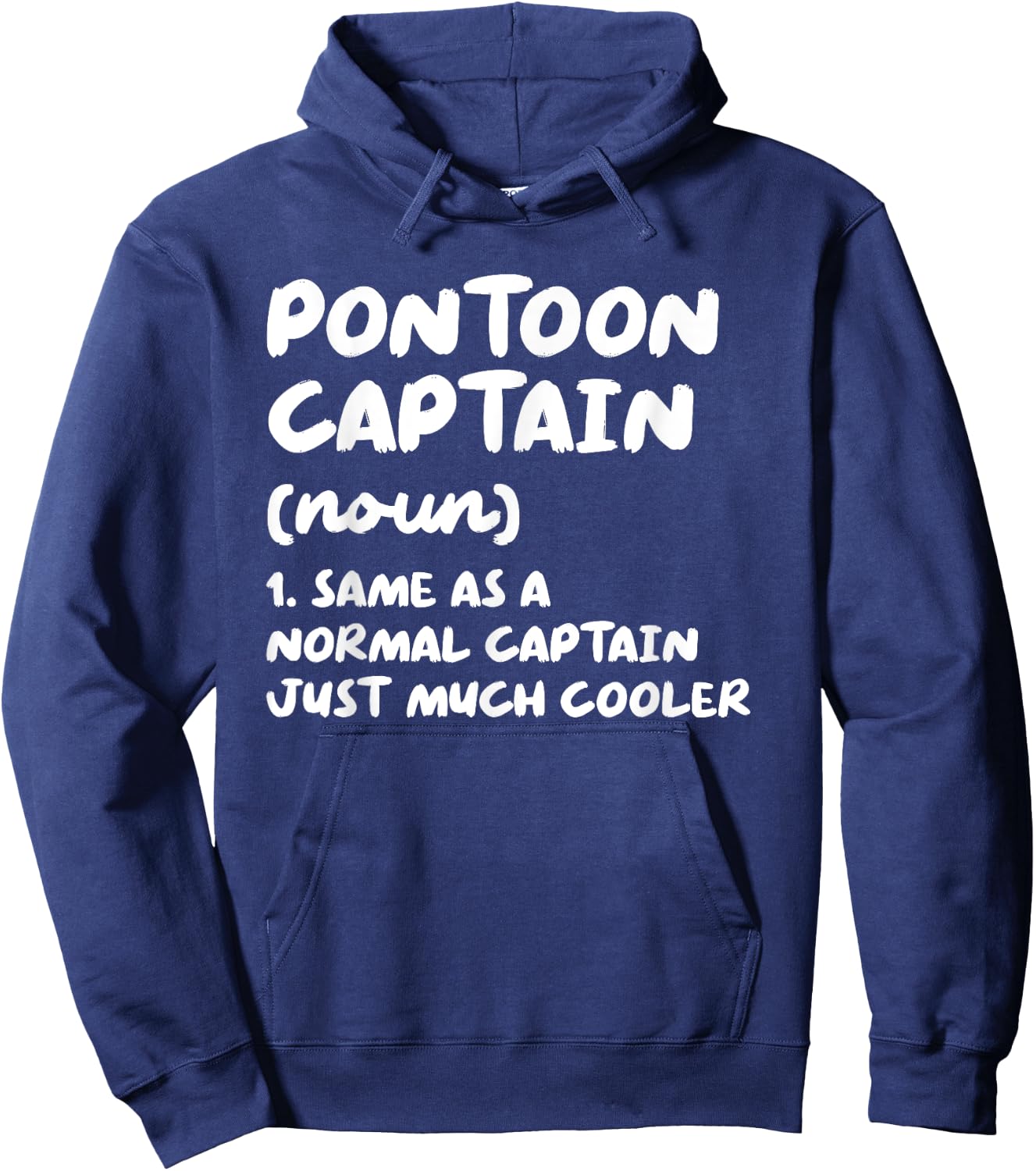 Pontoon Captain Definition Hoodie - Hoodie | Navy