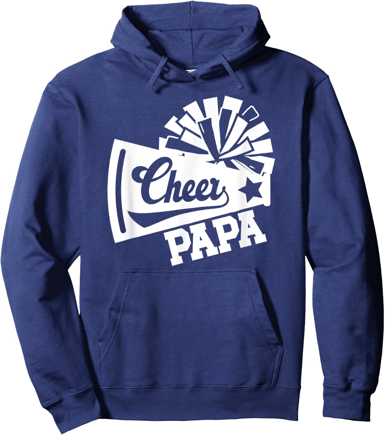 Cheer Papa Of A Cheerleader Papa Cheerleading Papa Hoodie - Hoodie | Navy