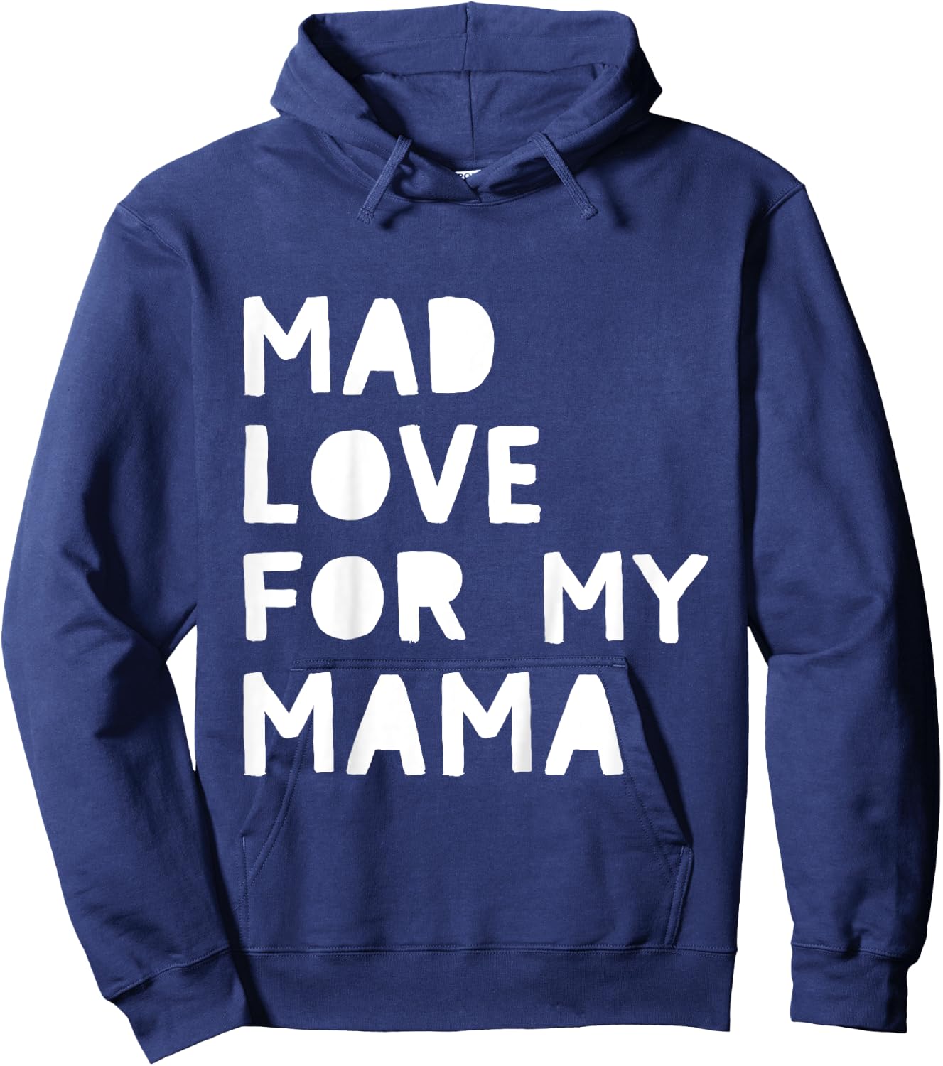 Kids Mad Love for My Mama Cute Valentine's Day Mom Love Hoodie - Hoodie | Navy