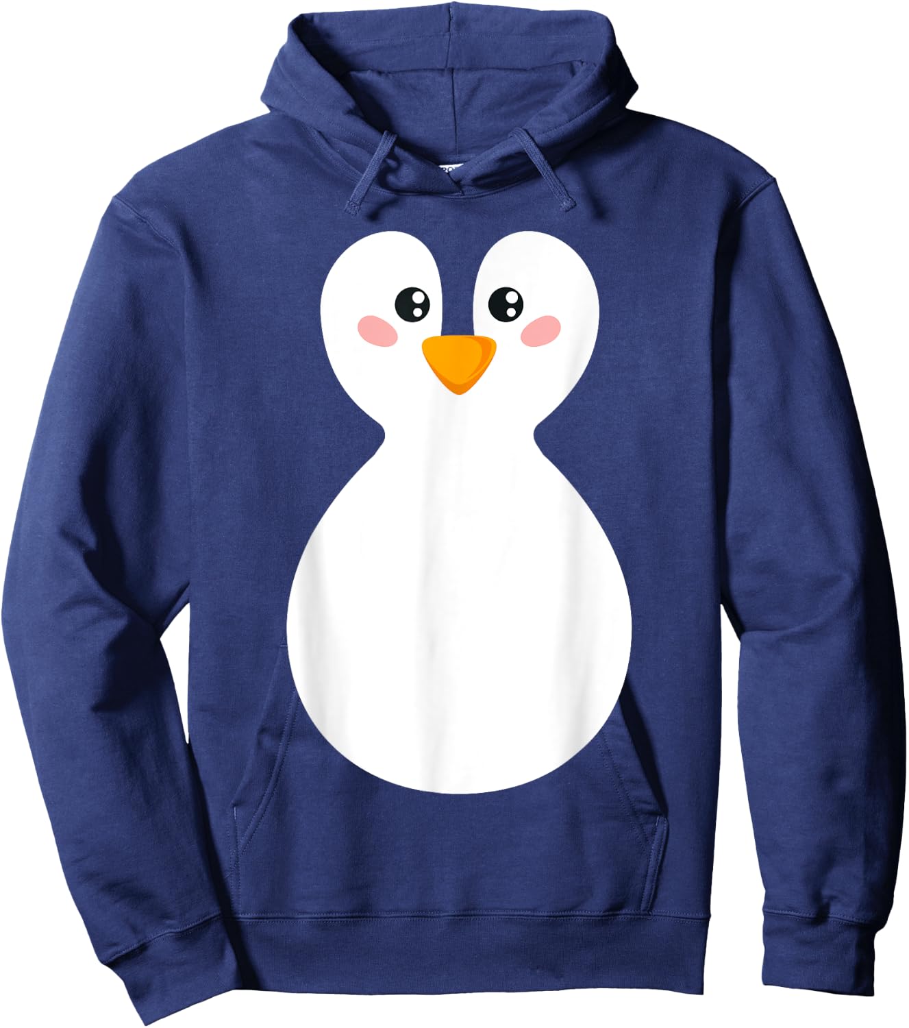 Funny lazy easy penguin costume for DIY halloween party Hoodie - Hoodie | Navy