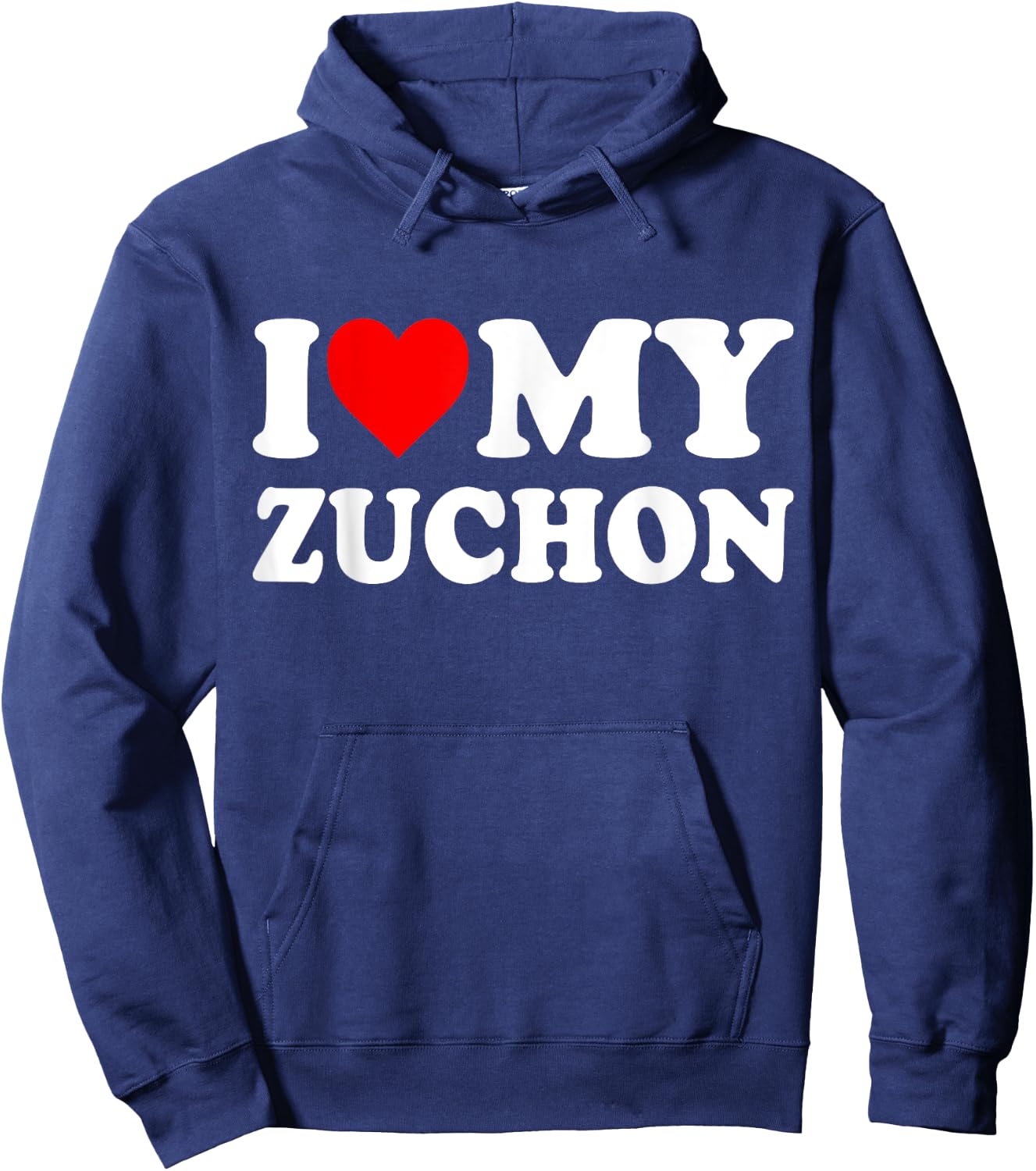 I Love My Zuchon Hoodie - Hoodie | Navy