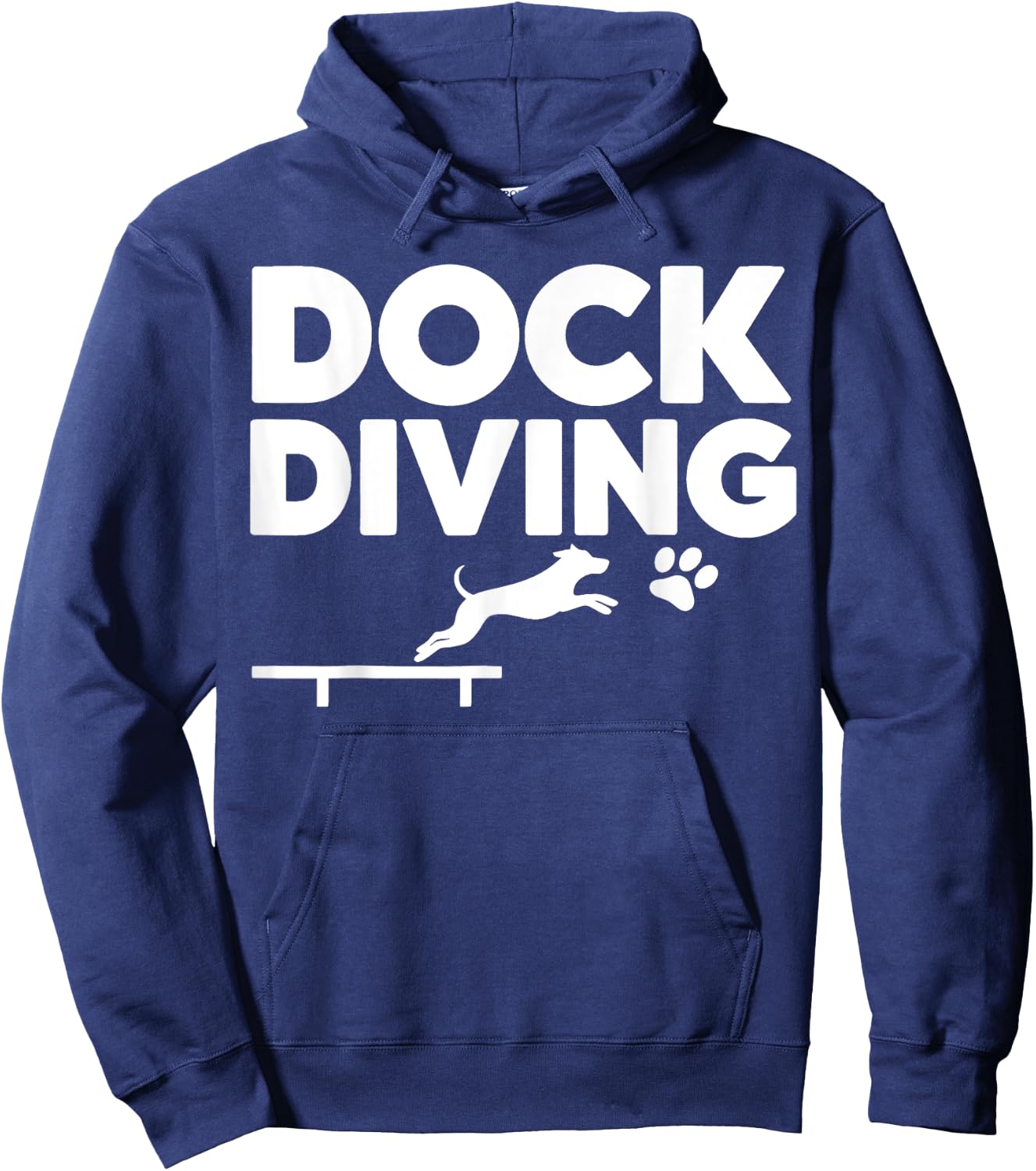 Dock Diving Dog Dock Diving Hoodie - Hoodie | Navy