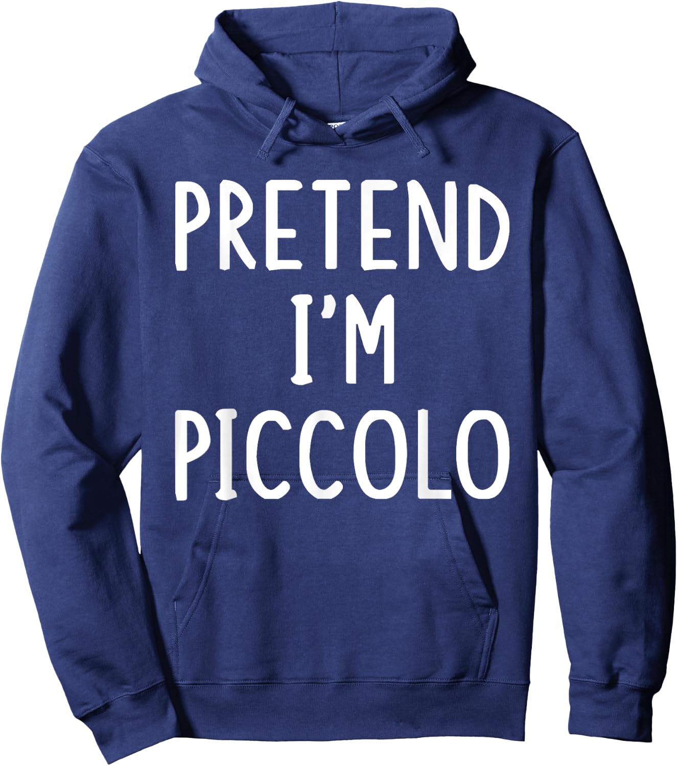 Pretend I'm Piccolo Lazy Easy Halloween Matching Costume Hoodie - Hoodie | Navy