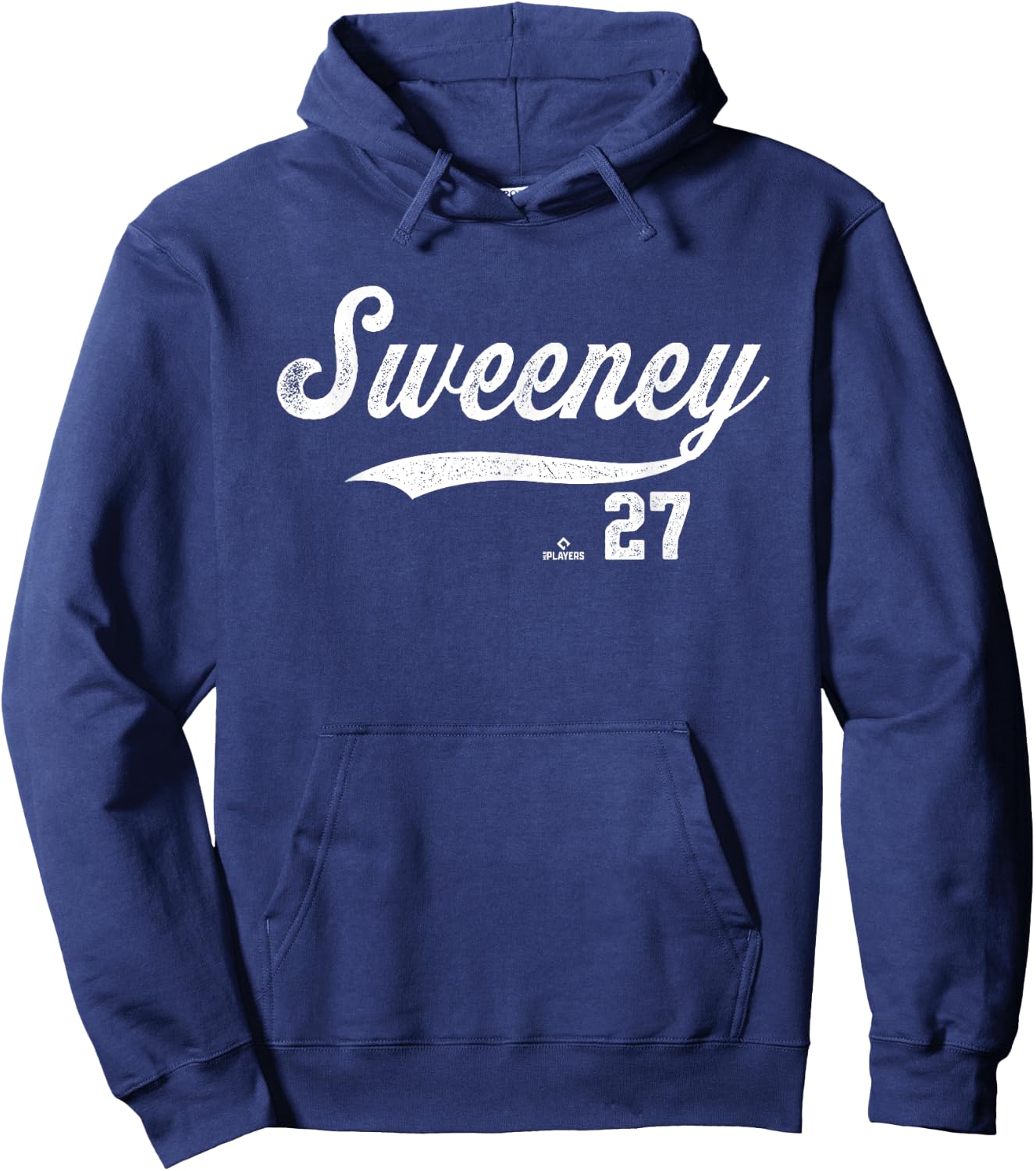 Distressed Swoosh Trey Sweeney Detroit Baseball MLBPA Hoodie - Hoodie | Navy