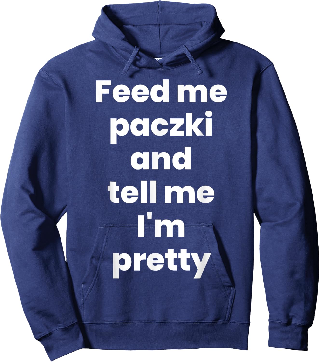 "Paczki Day" Funny Polish Food Paczki Hoodie - Hoodie | Navy