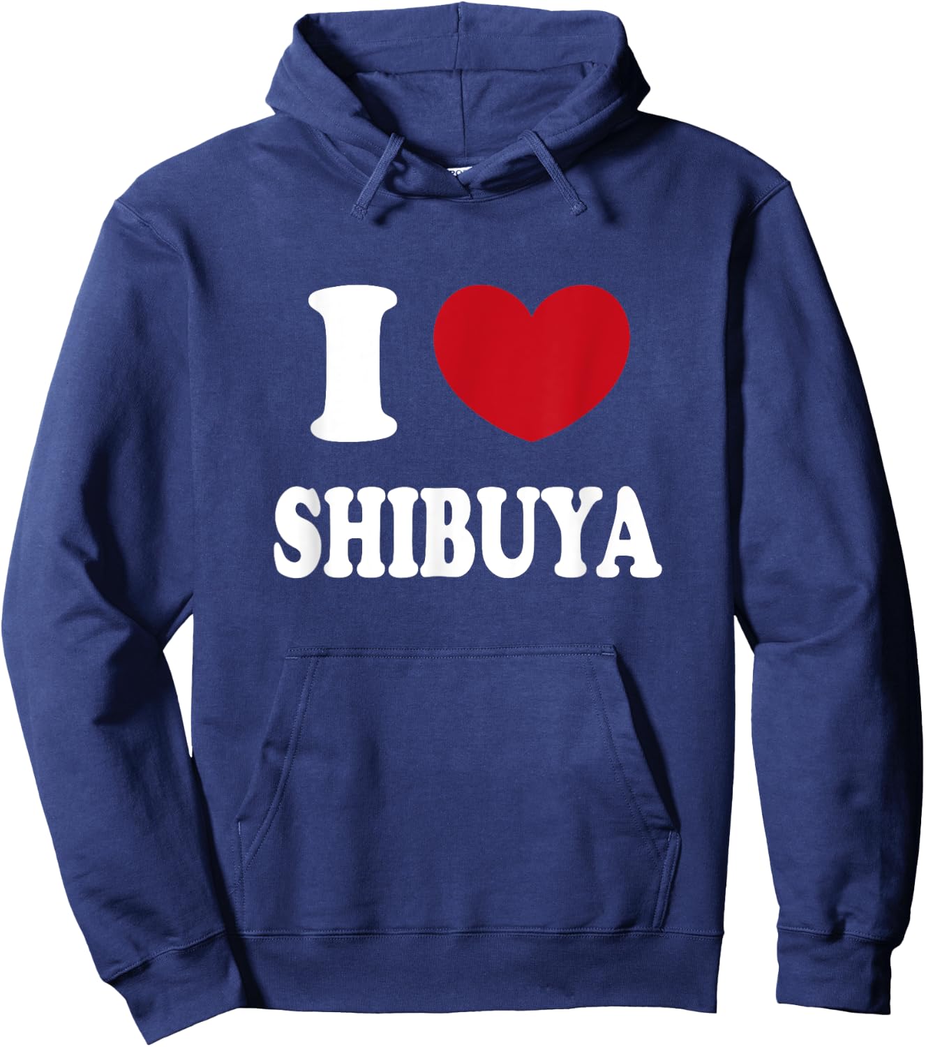 I Love Shibuya Hoodie - Hoodie | Navy