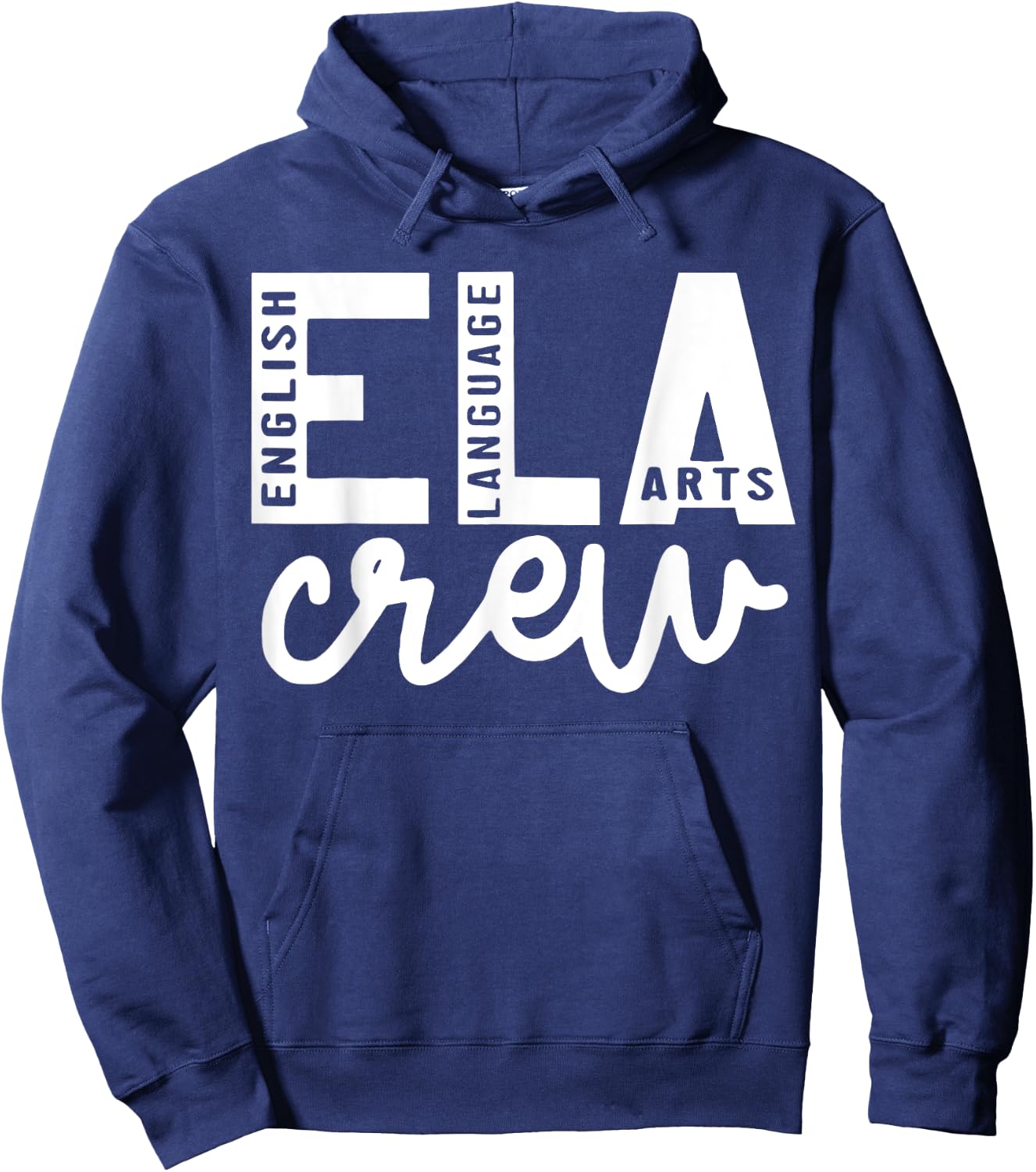 English Language Art Teacher Crew ELA Squad English Teacher Hoodie - Hoodie | Navy