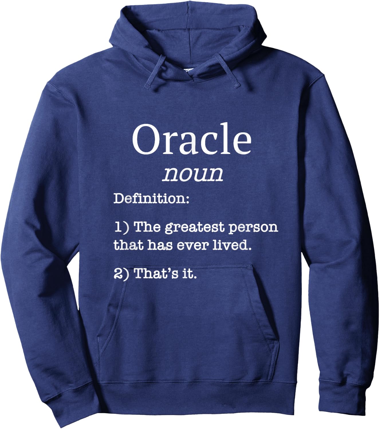 Oracle! Women / Girl / Baby Name: Funny Fake Definition! Hoodie - Hoodie | Navy