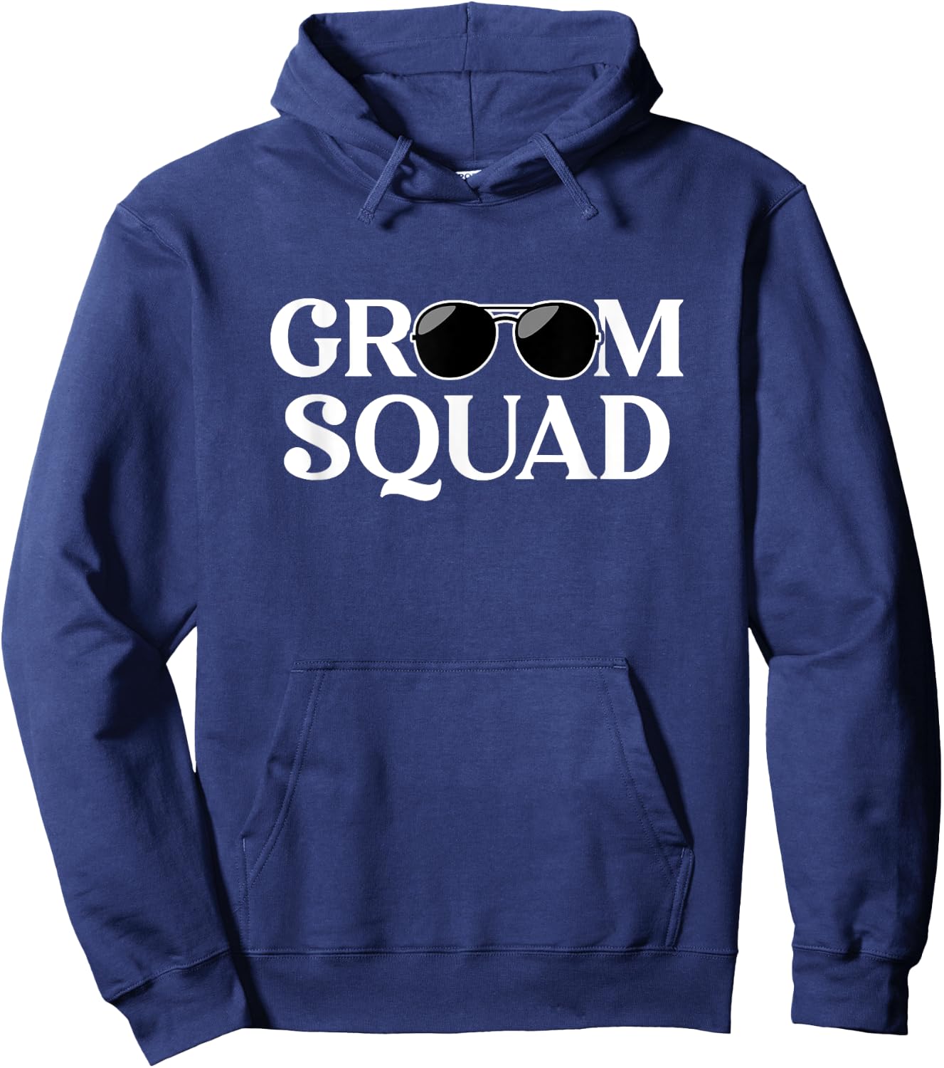 Groom Squad Sunglasses Wedding Bachelor Party Matching Hoodie - Hoodie | Navy