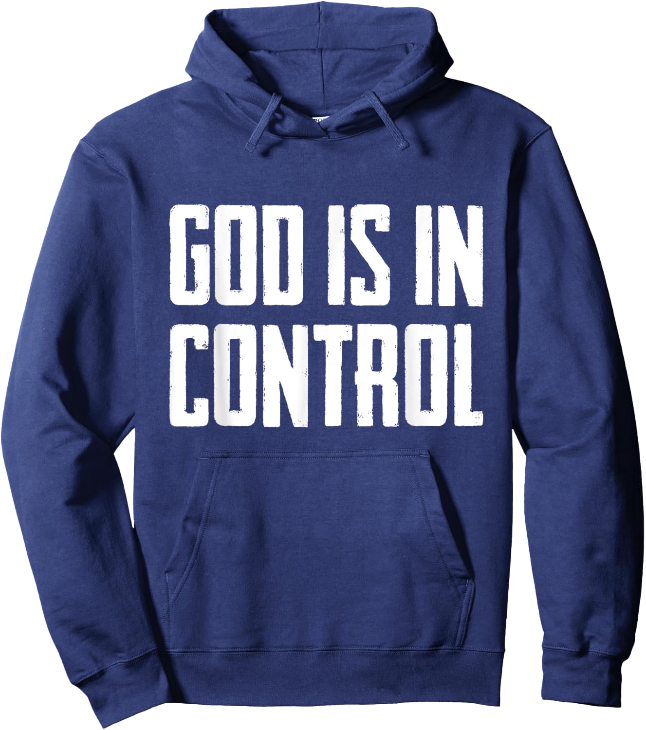 God Is In Control Hoodie - Hoodie | Navy